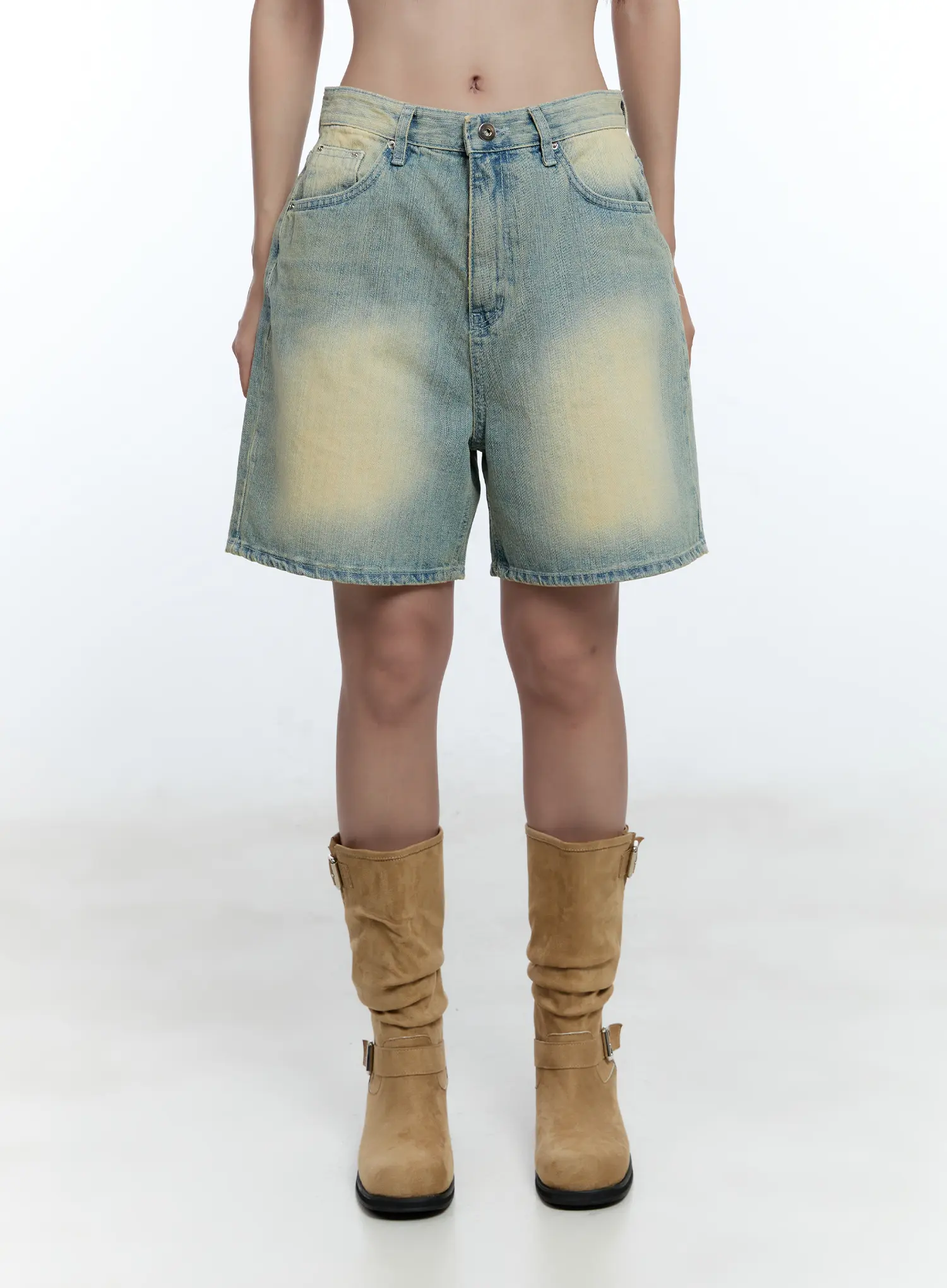 Vintage Wash Jorts CU527 - Image 10