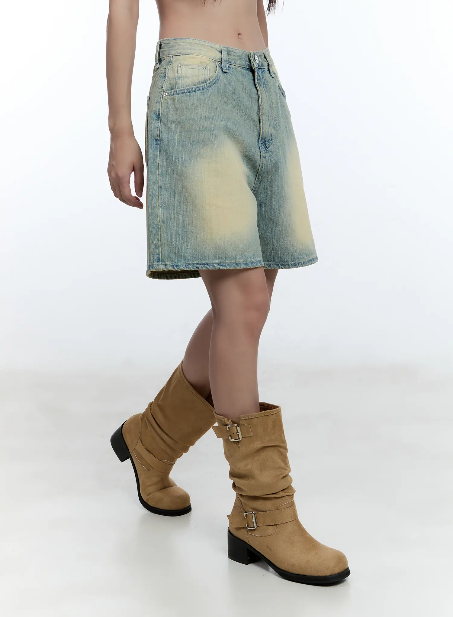 Vintage Wash Jorts CU527 - Image 3
