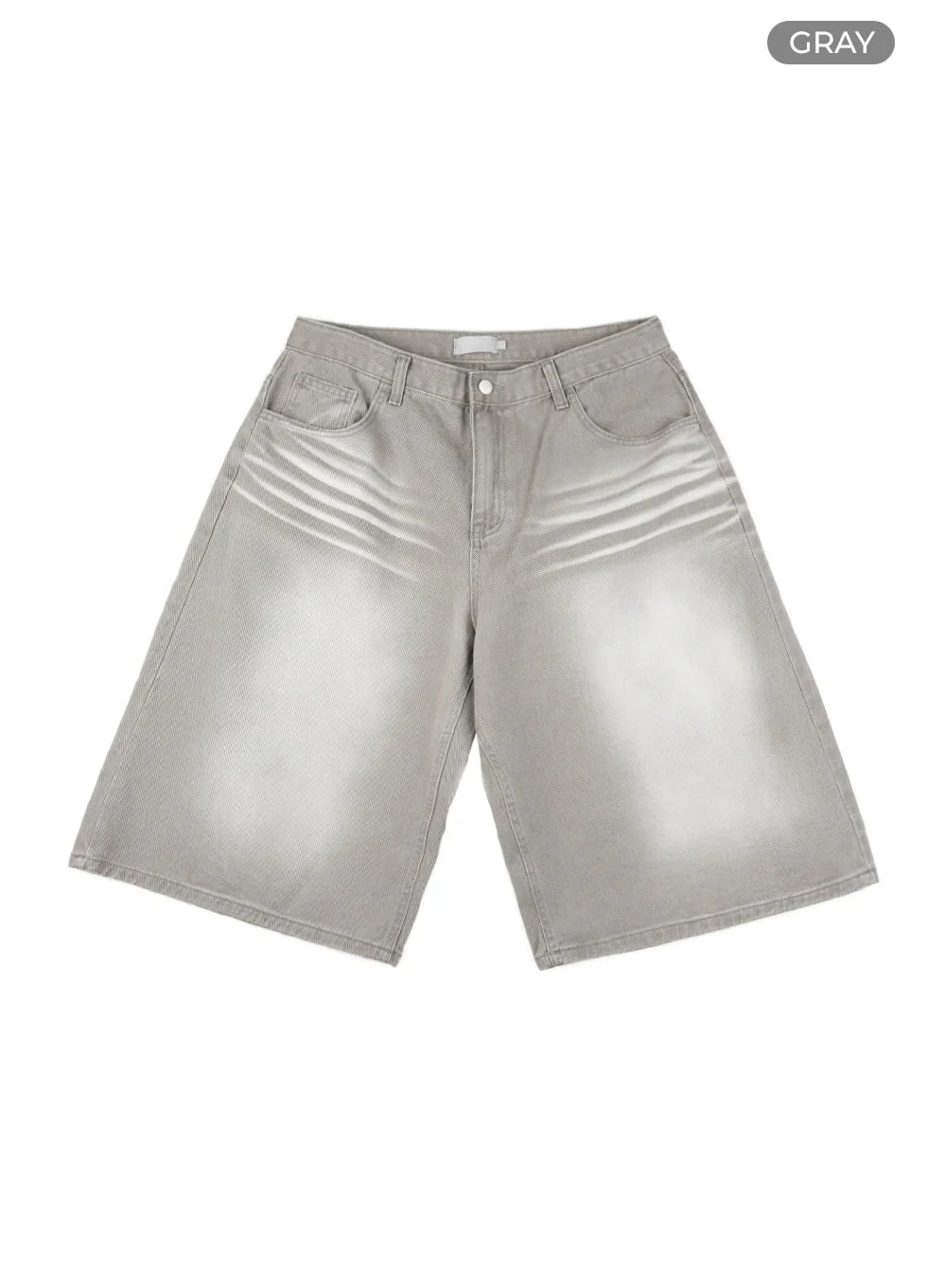 Washed Baggy Jorts IL419 - Image 11