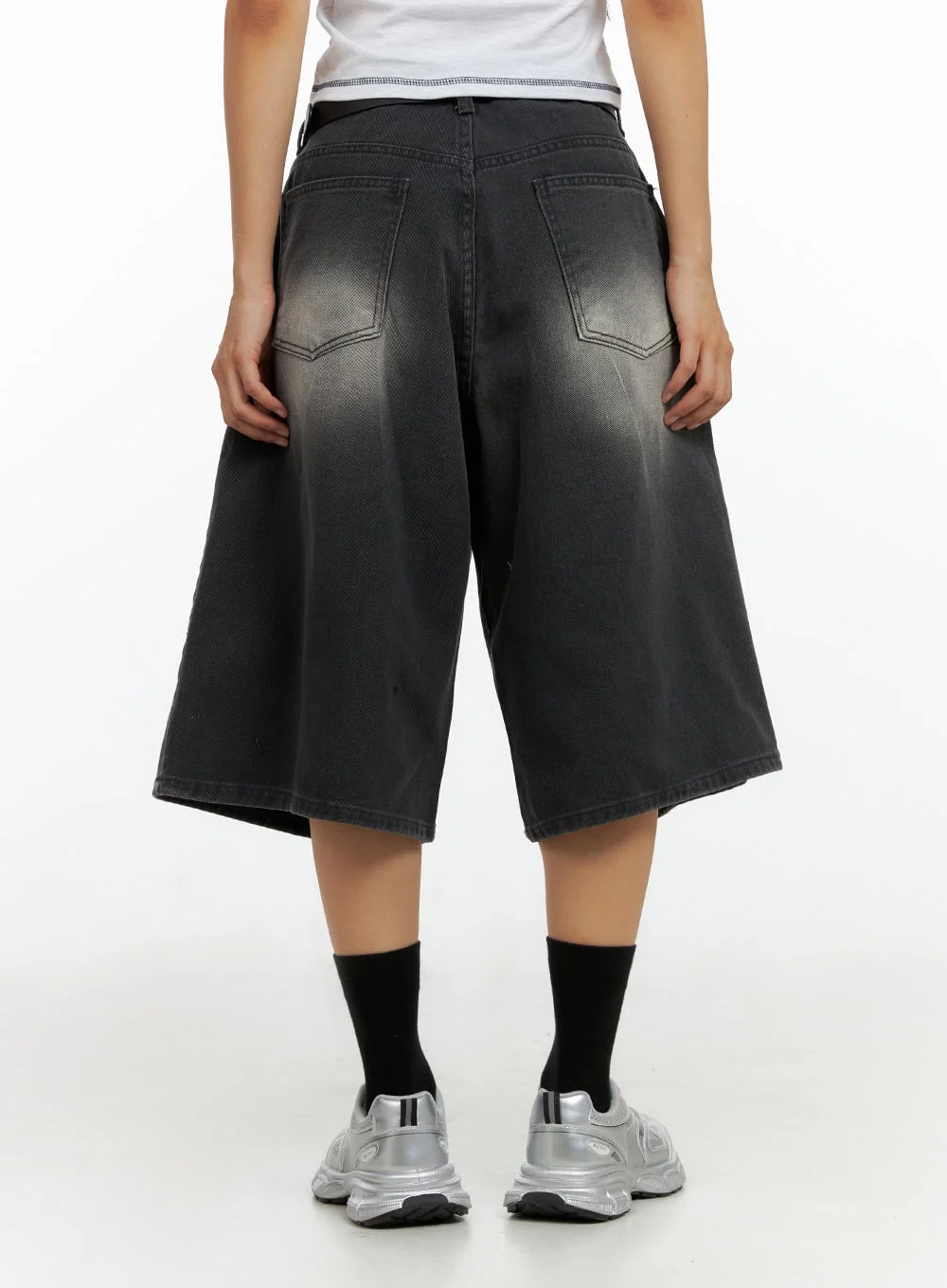 Washed Baggy Jorts IL419 - Image 5