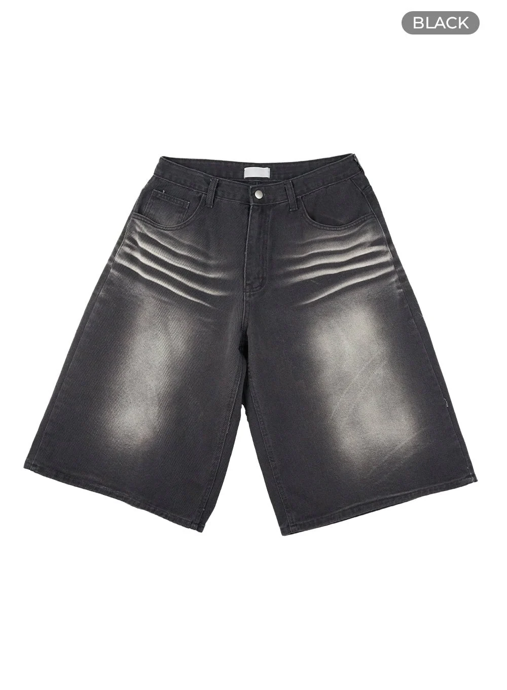 Washed Baggy Jorts IL419 - Image 9