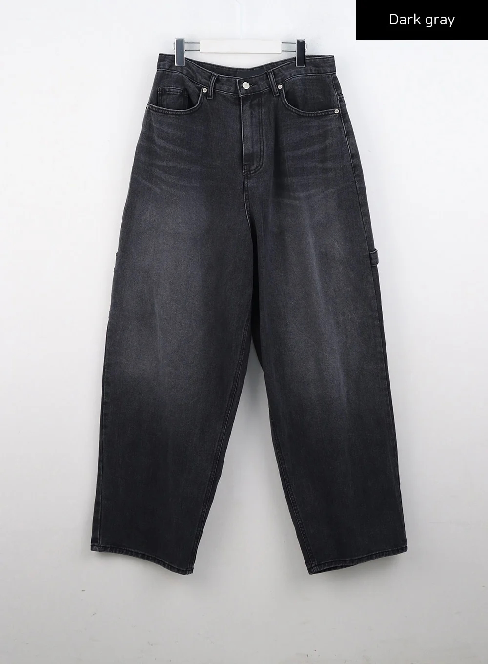 Washed Cotton Wide Leg Jeans CO323 - Image 14