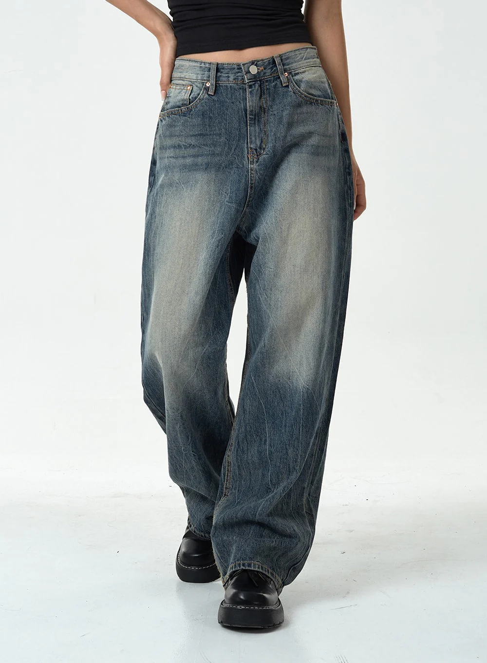 Washed Denim Pants CG10 - Image 9