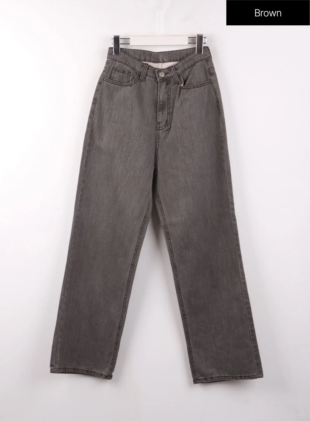 Washed Straight Leg Pants OF405 - Image 13