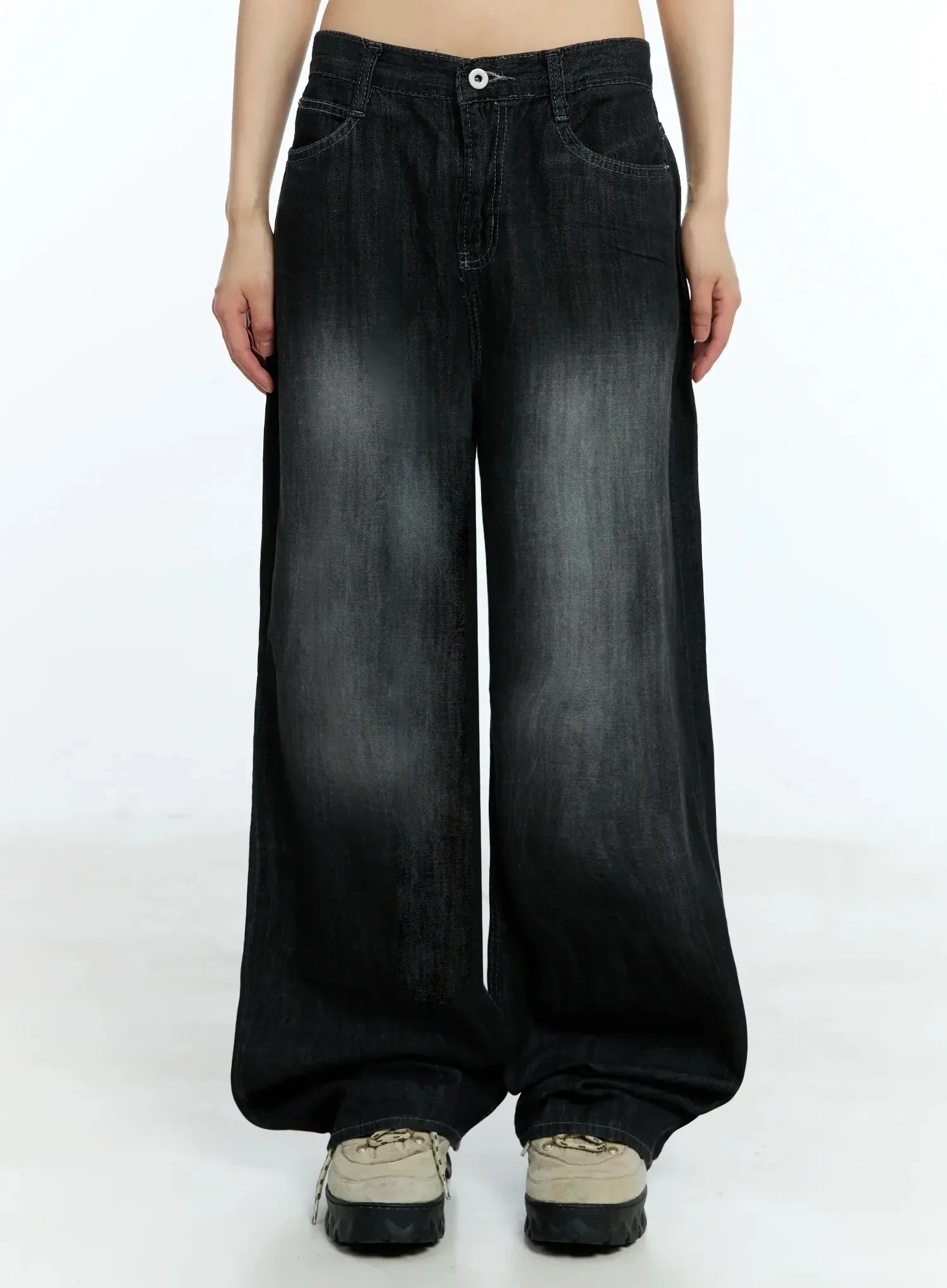 Wendy Washed Wide-Leg Jeans IU524 - Image 5
