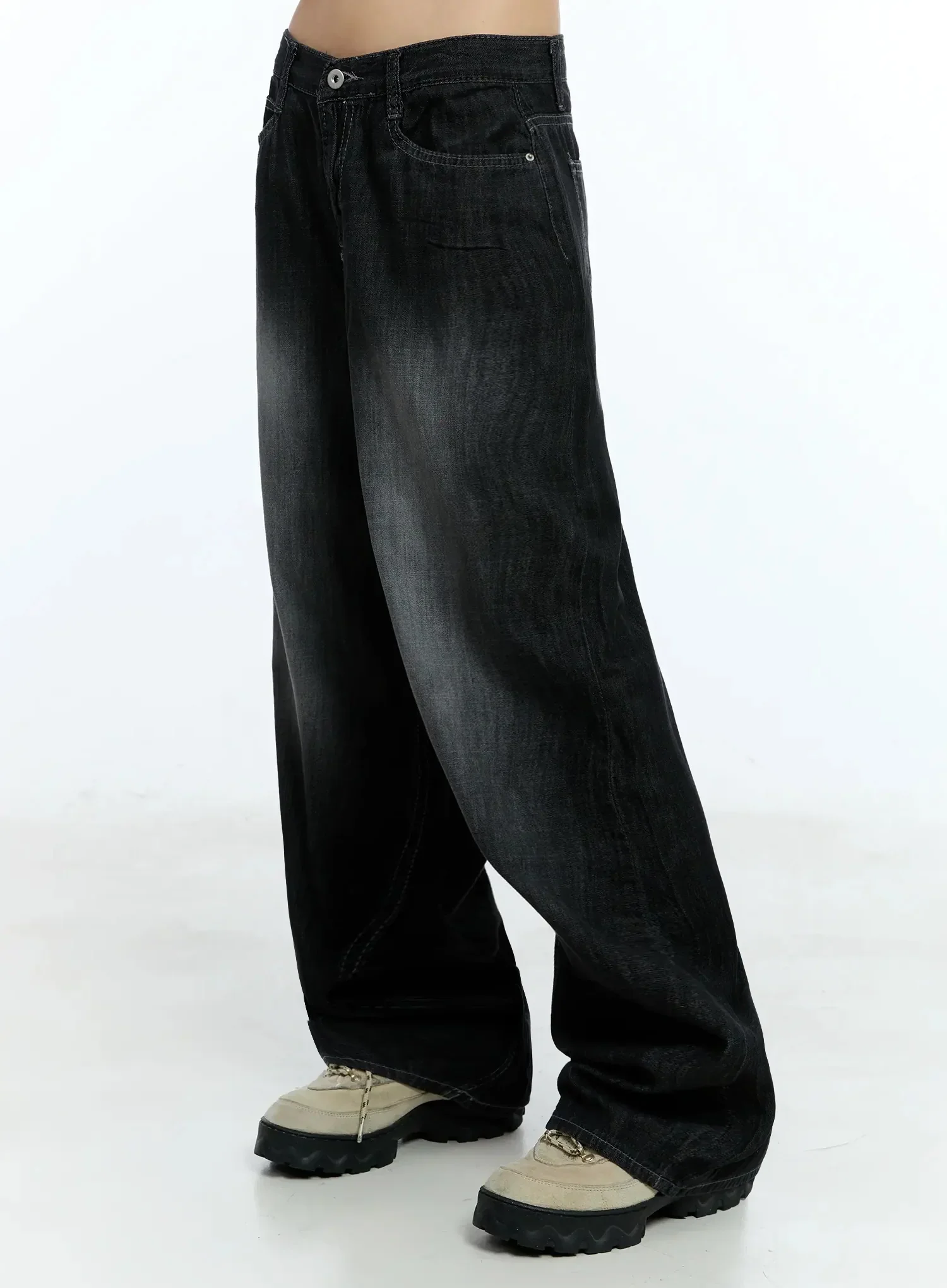 Wendy Washed Wide-Leg Jeans IU524 - Image 9