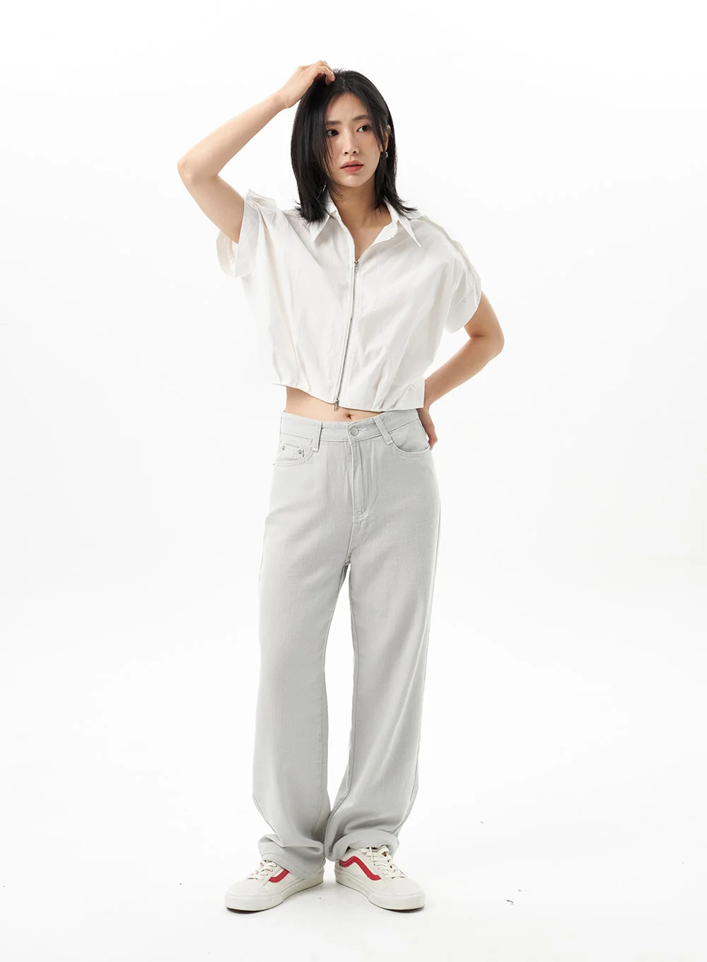 Wide Color Pants OU314 - Image 4