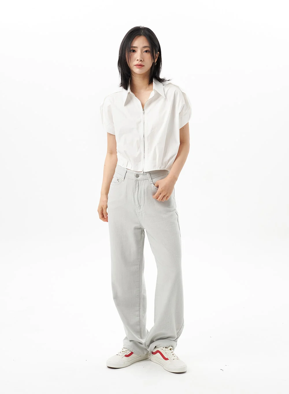 Wide Color Pants OU314 - Image 7