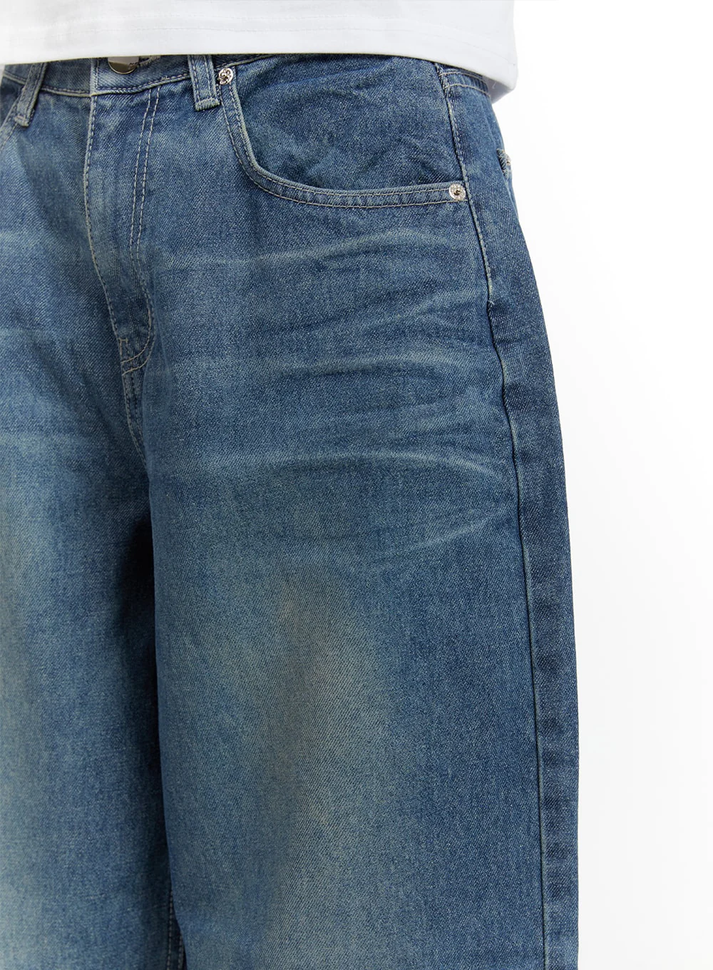 Wide Fit Baggy Jeans CA401 - Image 3