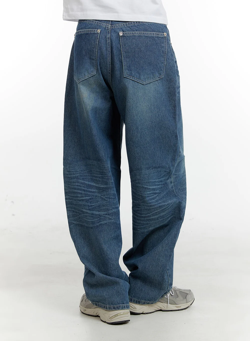 Wide Fit Baggy Jeans CA401 - Image 6