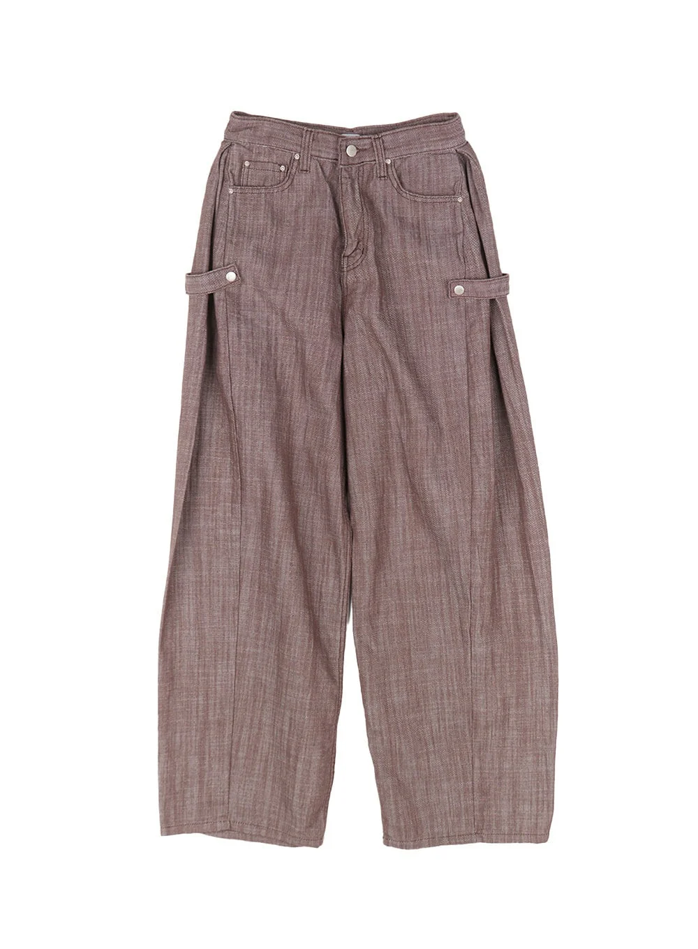 Wide-Fit Buttoned Pants CU506 - Image 10