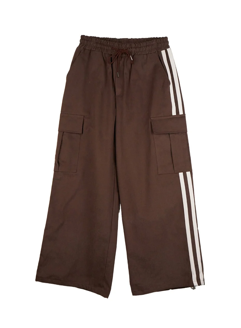 Wide-Fit Cargo Pocket Pants IN427 - Image 11