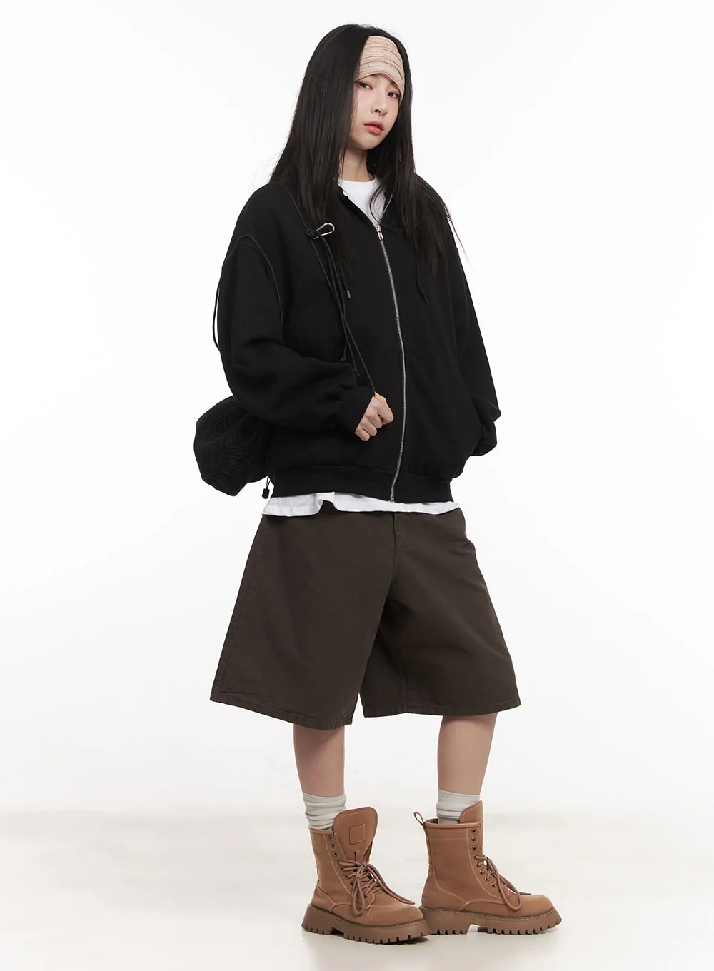 Wide-Fit Cotton Bermuda Shorts CM517 - Image 11