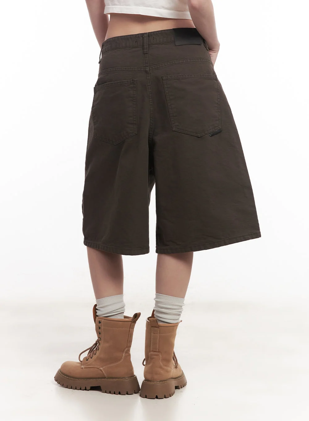 Wide-Fit Cotton Bermuda Shorts CM517 - Image 5