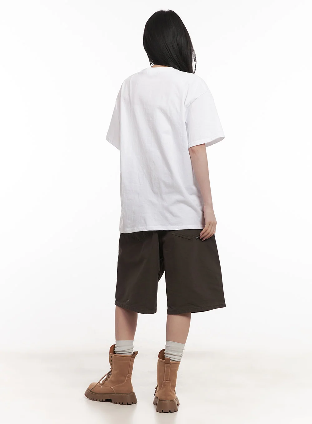 Wide-Fit Cotton Bermuda Shorts CM517 - Image 7