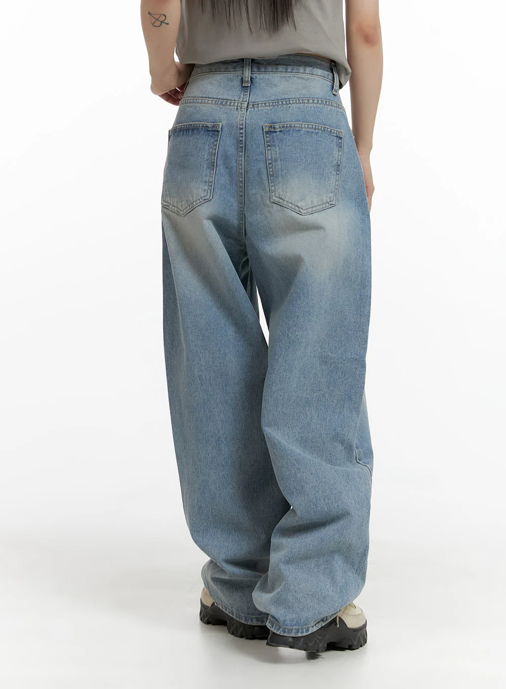 Wide Leg Baggy Jeans CM405 - Image 5