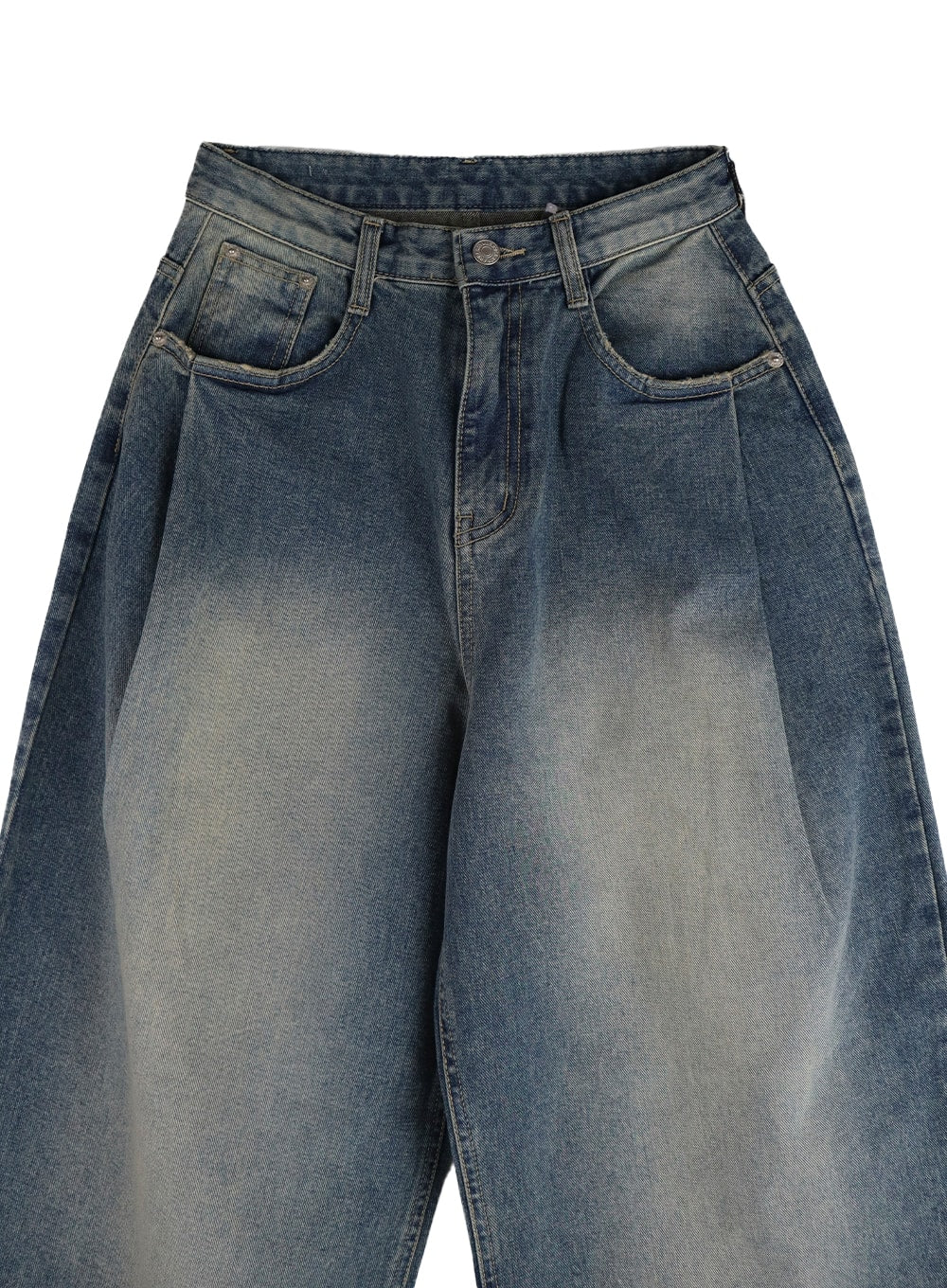 Wide Leg Baggy Jeans CM405 - Image 8