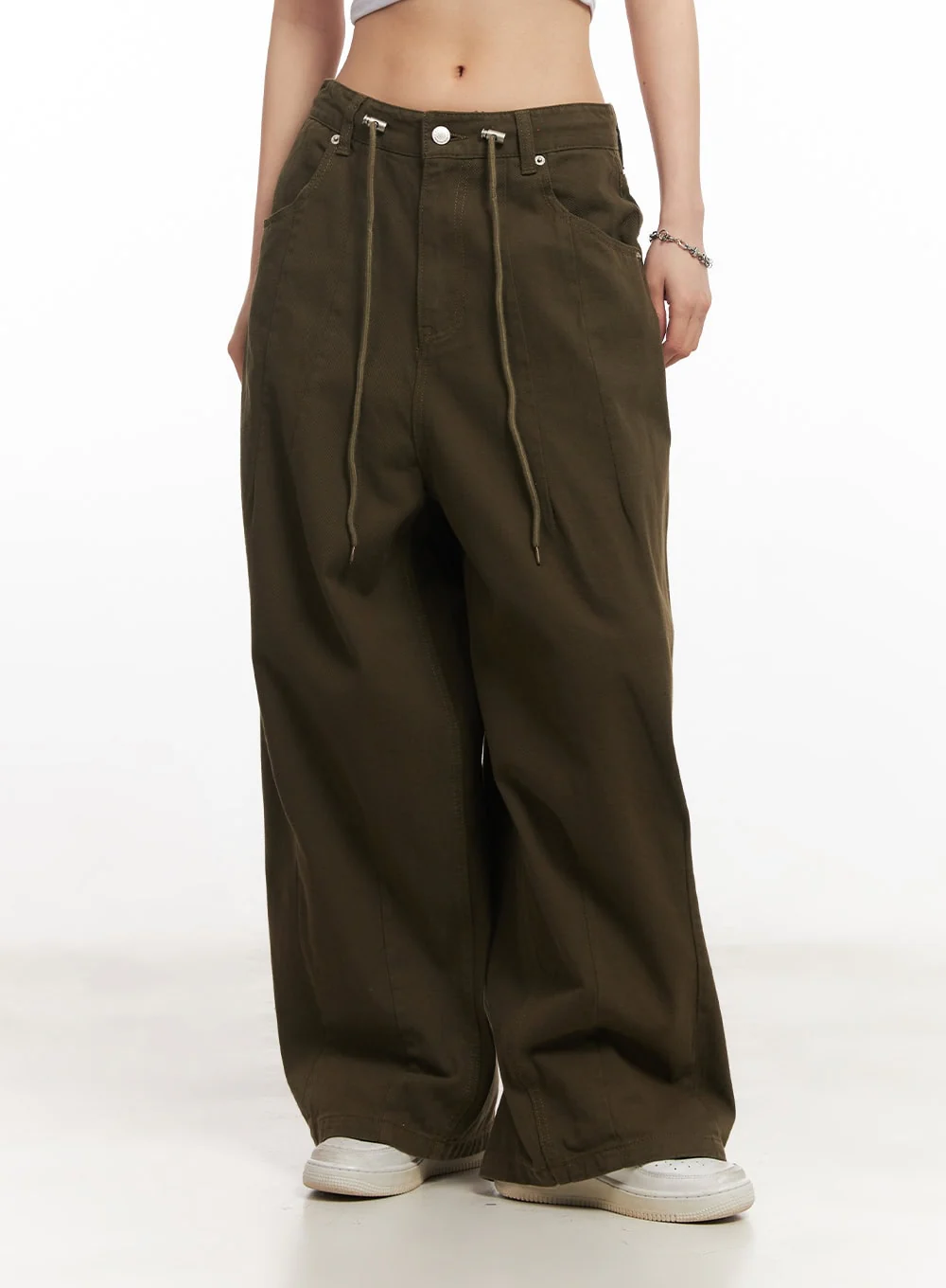 Wide-Leg Cargo Pants CA514 - Image 11