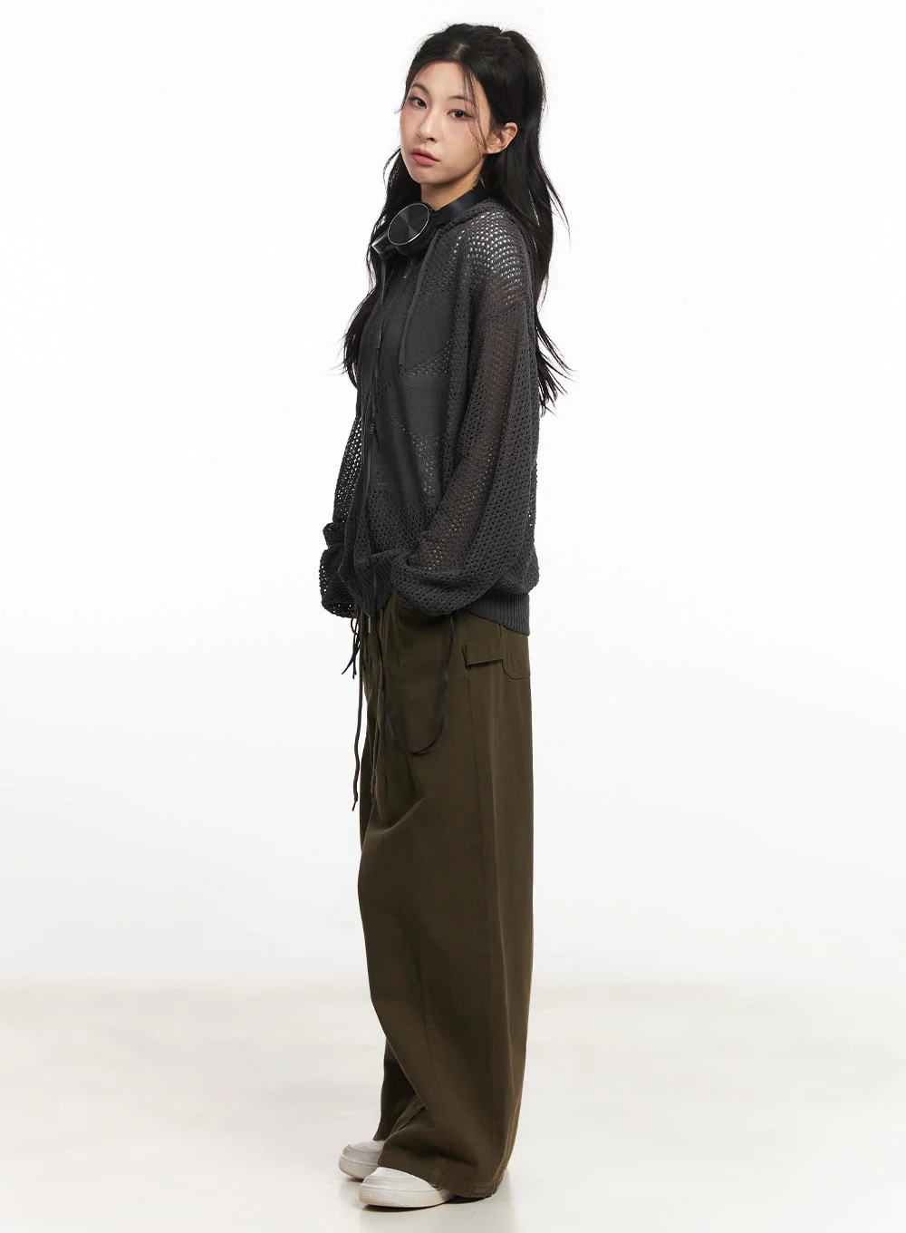 Wide-Leg Cargo Pants CA514 - Image 8