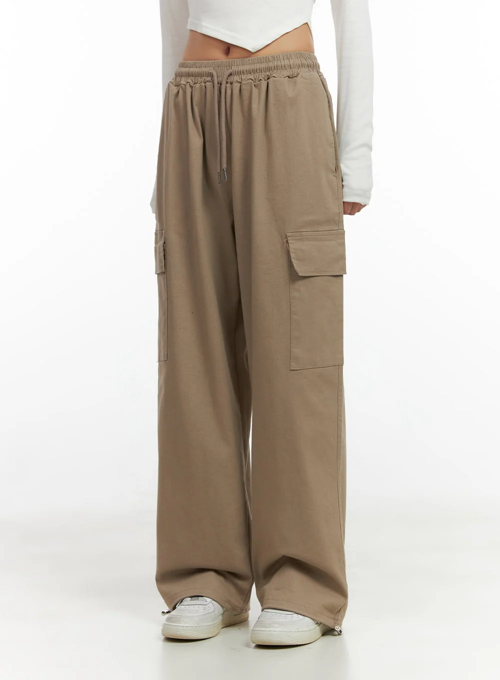 Wide Leg Cargo Pants CO414 - Image 2