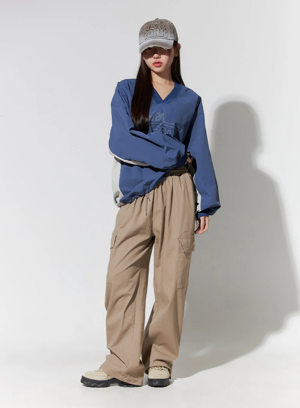 Wide Leg Cargo Pants CO414 - Image 5
