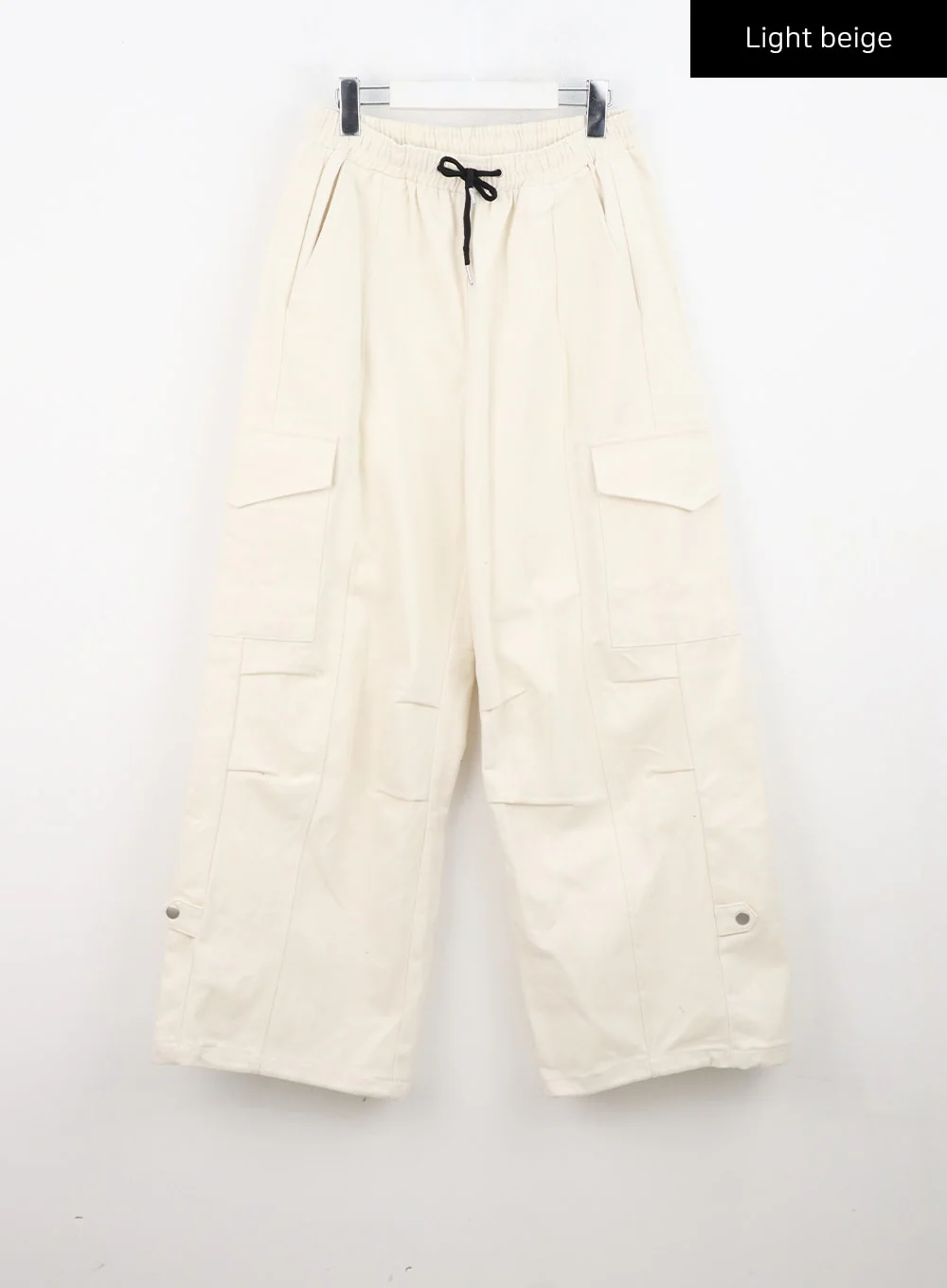 Wide-Leg Cargo Sweat Pants CN303 - Image 8