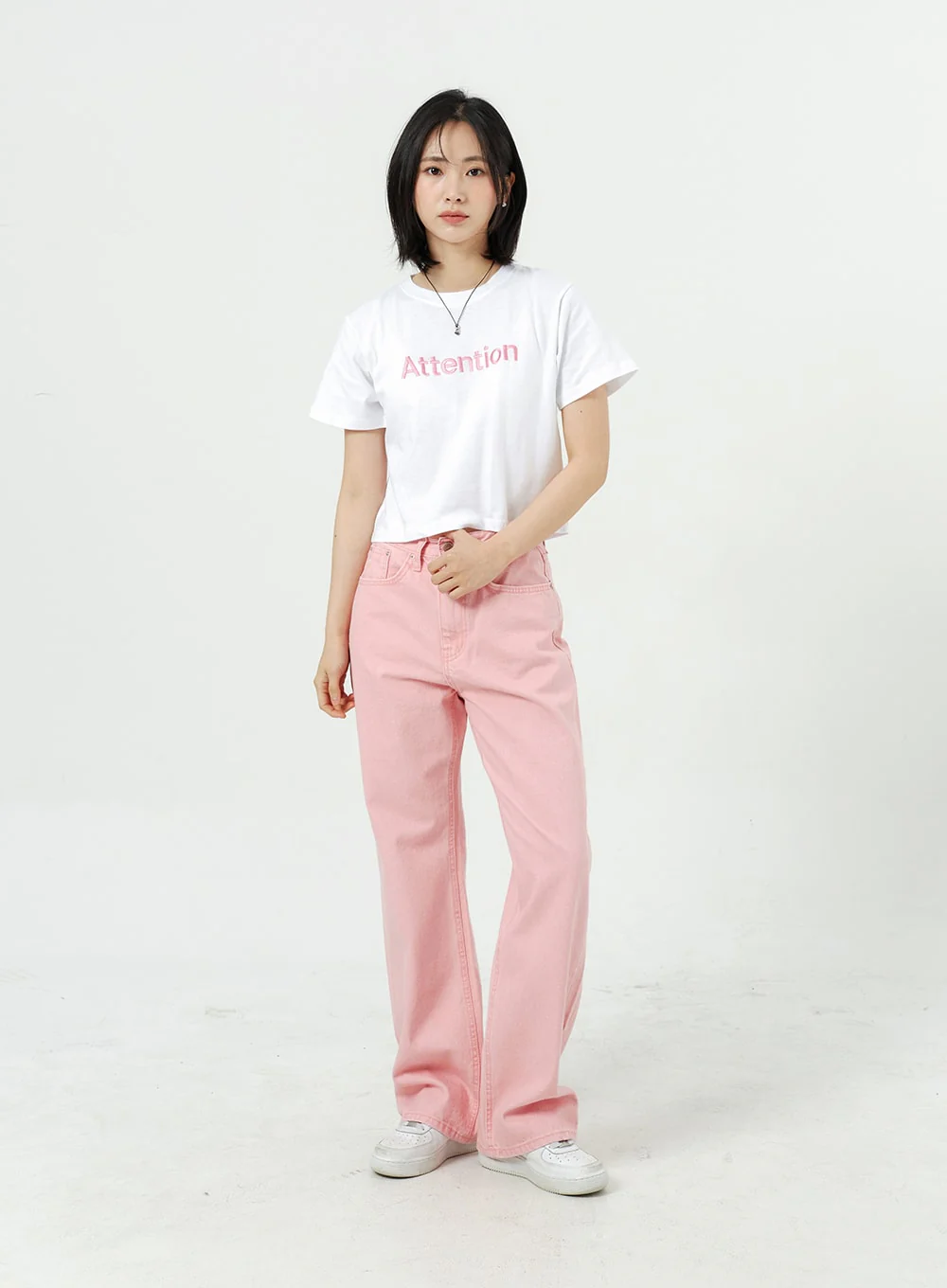 Wide Leg Cotton Pants OM313 - Image 6
