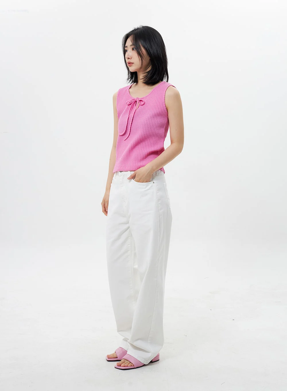 Wide Leg Cotton Pants OY304 - Image 10