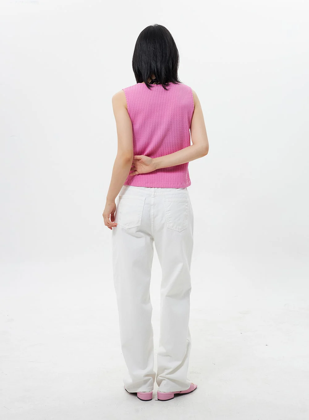 Wide Leg Cotton Pants OY304 - Image 11