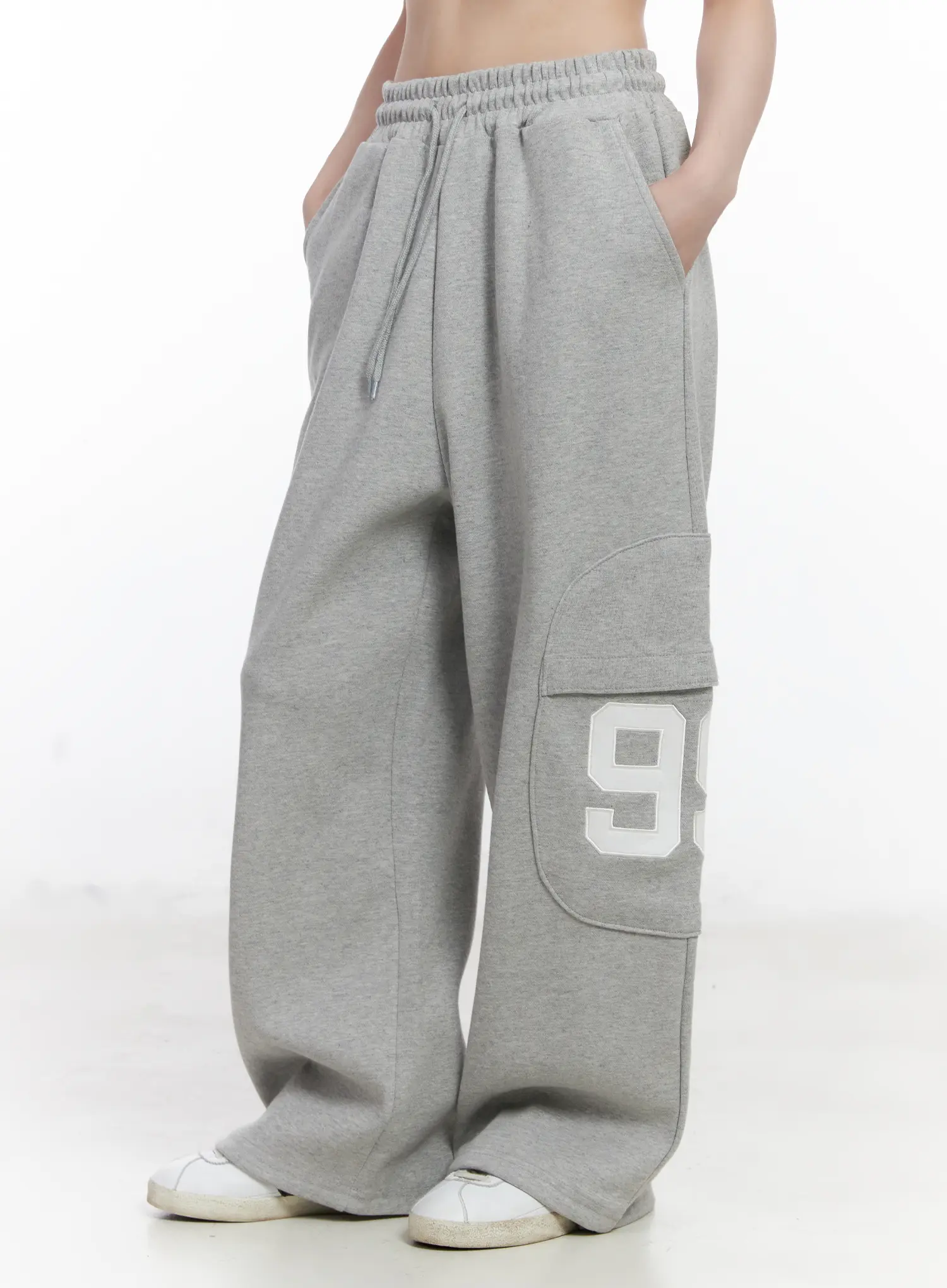 Wide Leg Drawstring weatpants CJ527