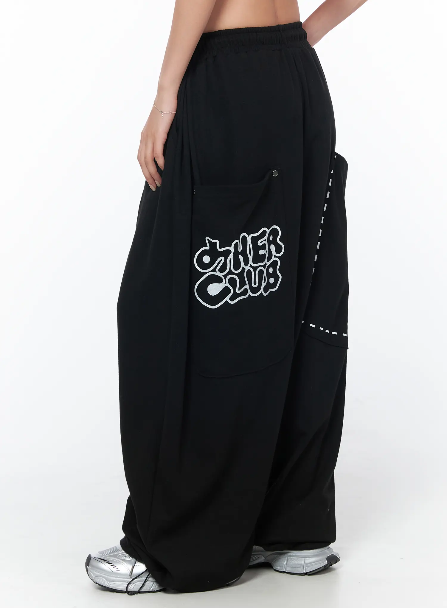 Wide Leg Graphic Sweatpants CY512