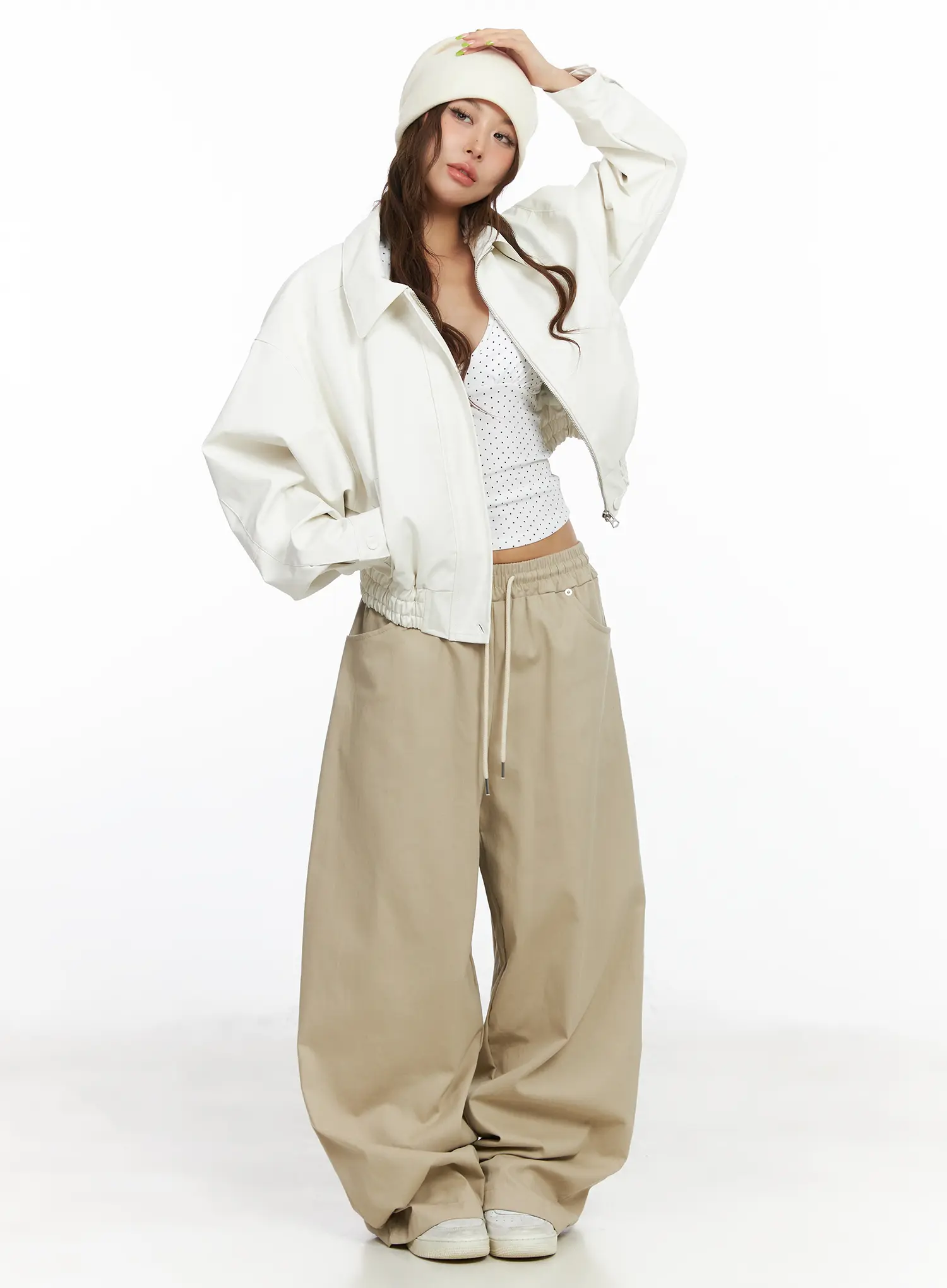 Wide Leg Loose-Fit Pants CF513