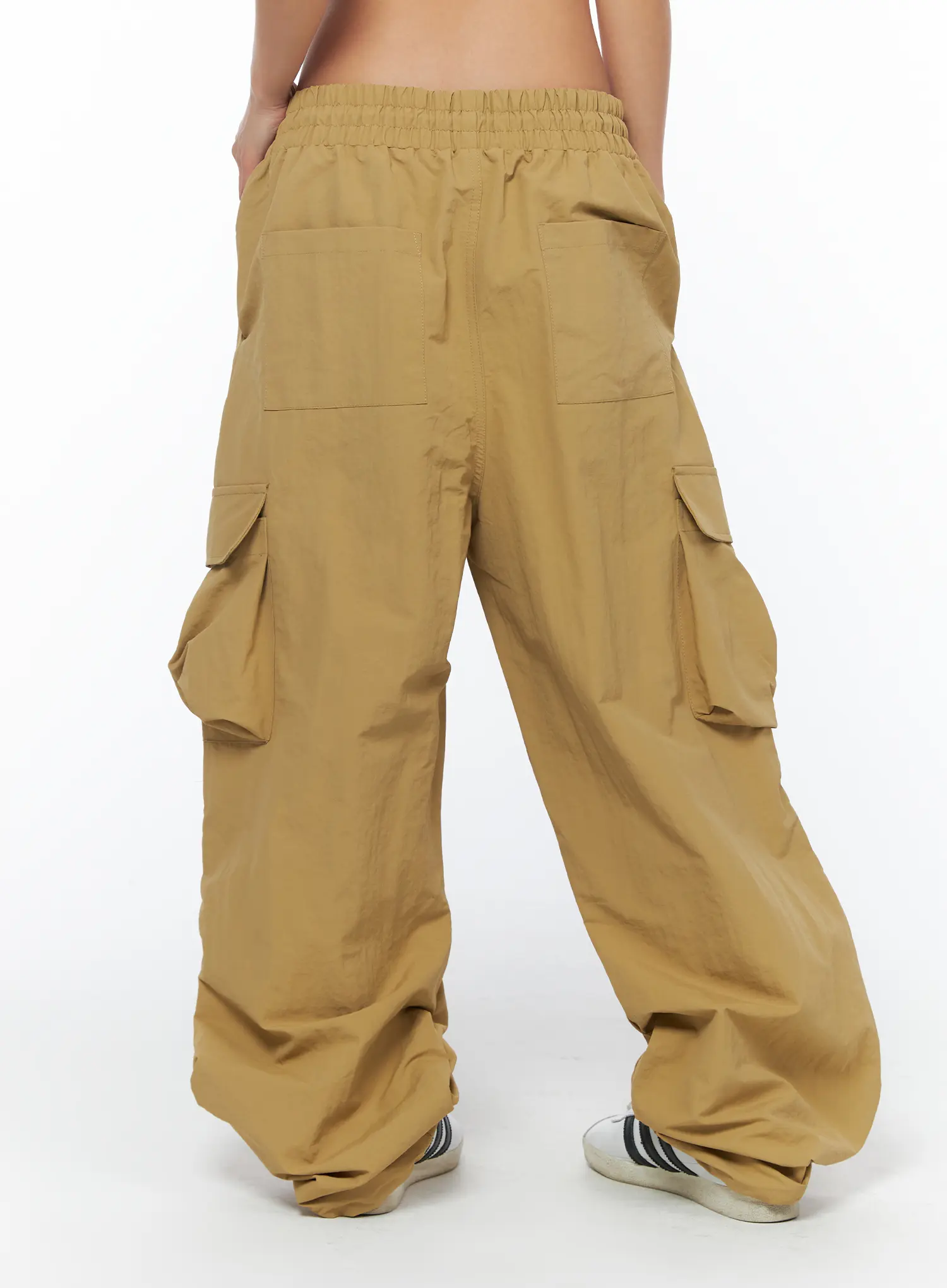 Wide Leg Parachute Style Pants CA517 - Image 4