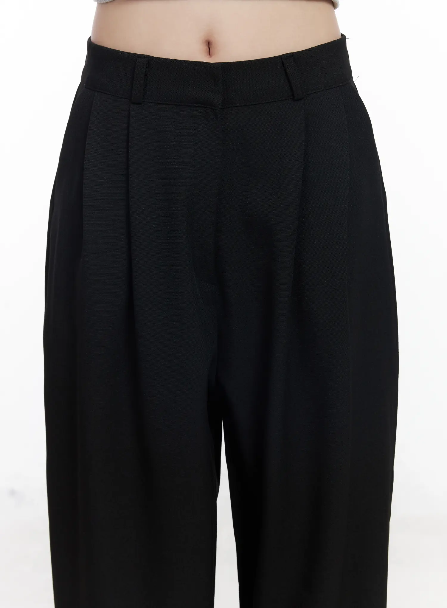 Wide Leg Pin-Tuck Slacks CJ526 - Image 8