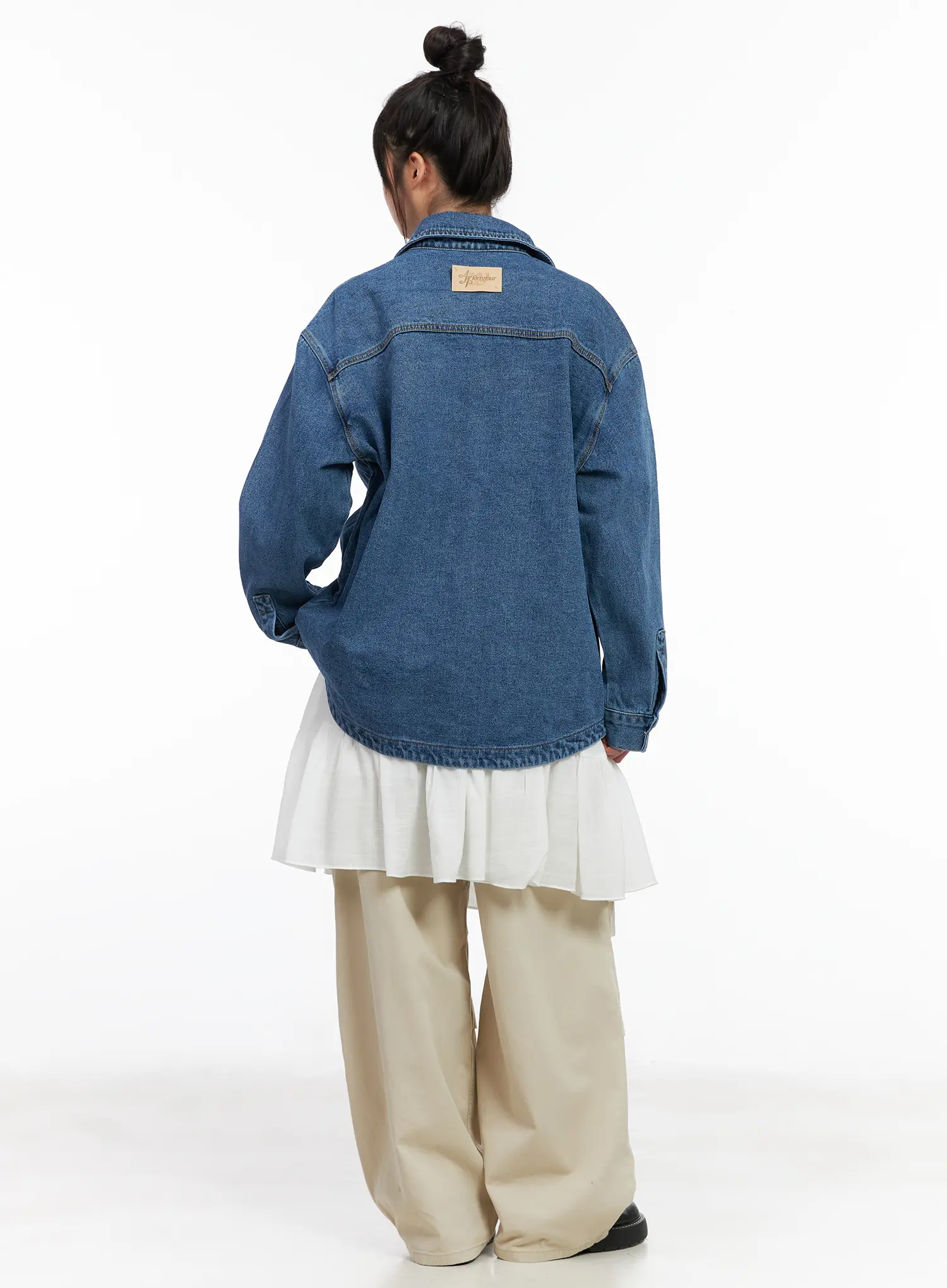 Wide Leg Pin Tucked Pants CM512 - Image 4