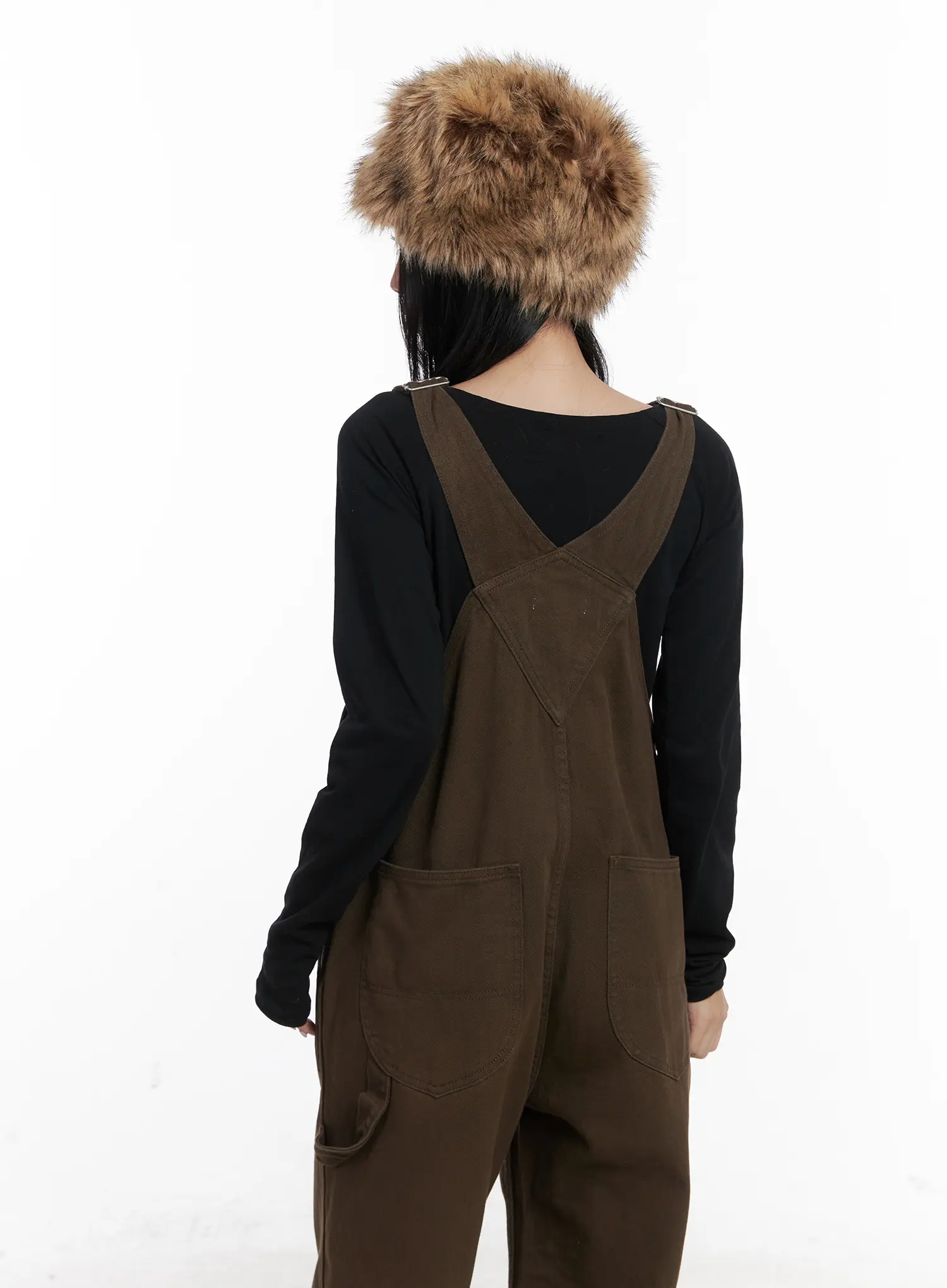 Wide Leg Pocket Overalls CD501 - Image 7