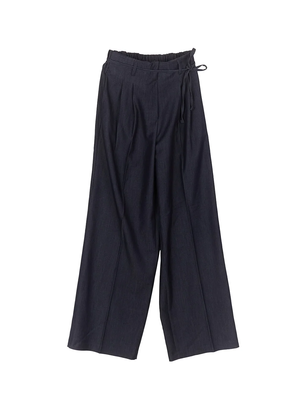 Wide-Leg Slacks with Ribbon Detail CA502 - Image 12