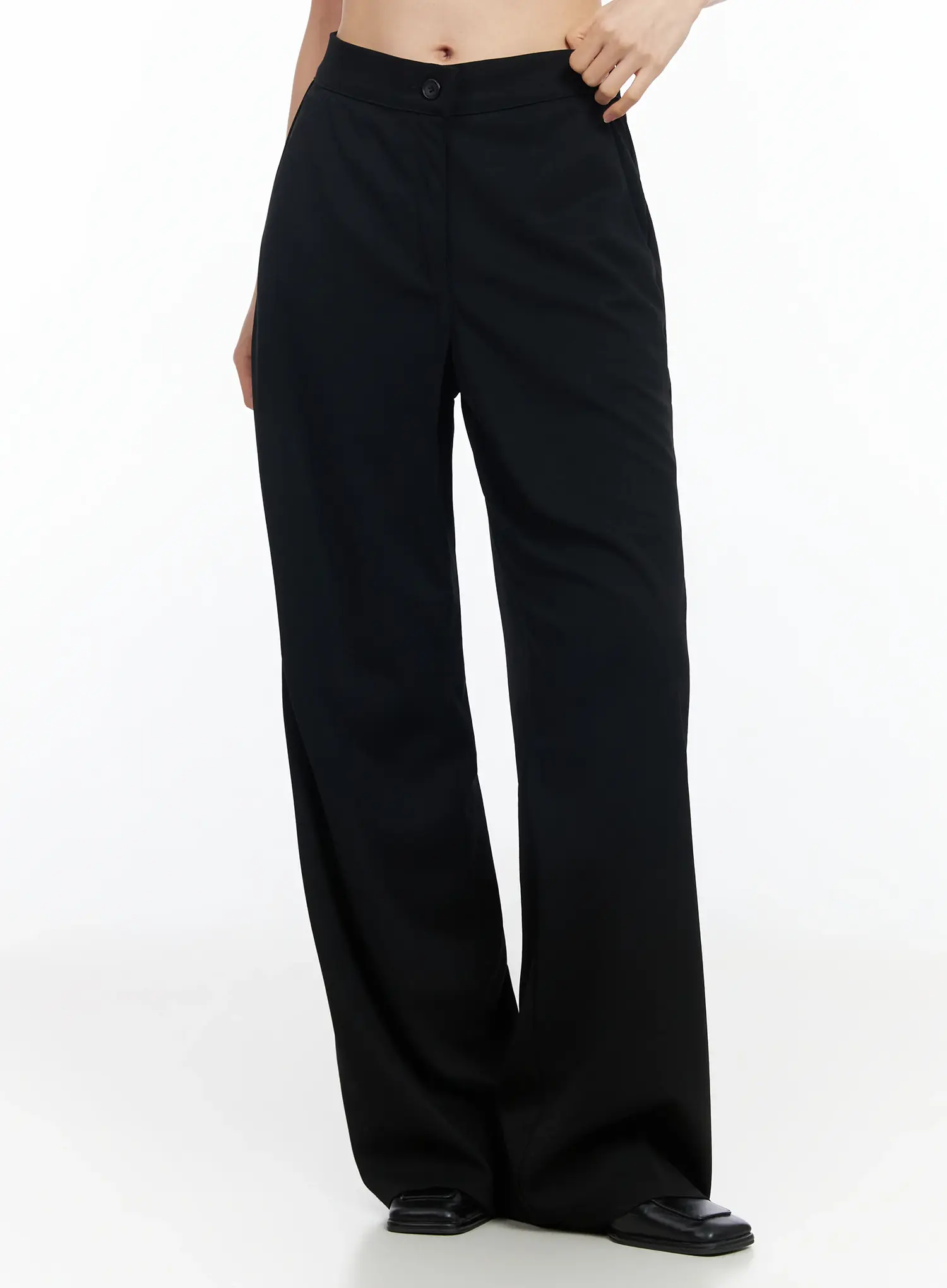 Wide Leg Stretch Slacks IM524 - Image 3