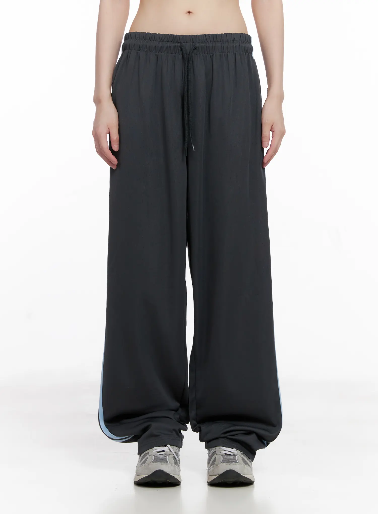 Wide-Leg Striped Track Pants CG519 - Image 8
