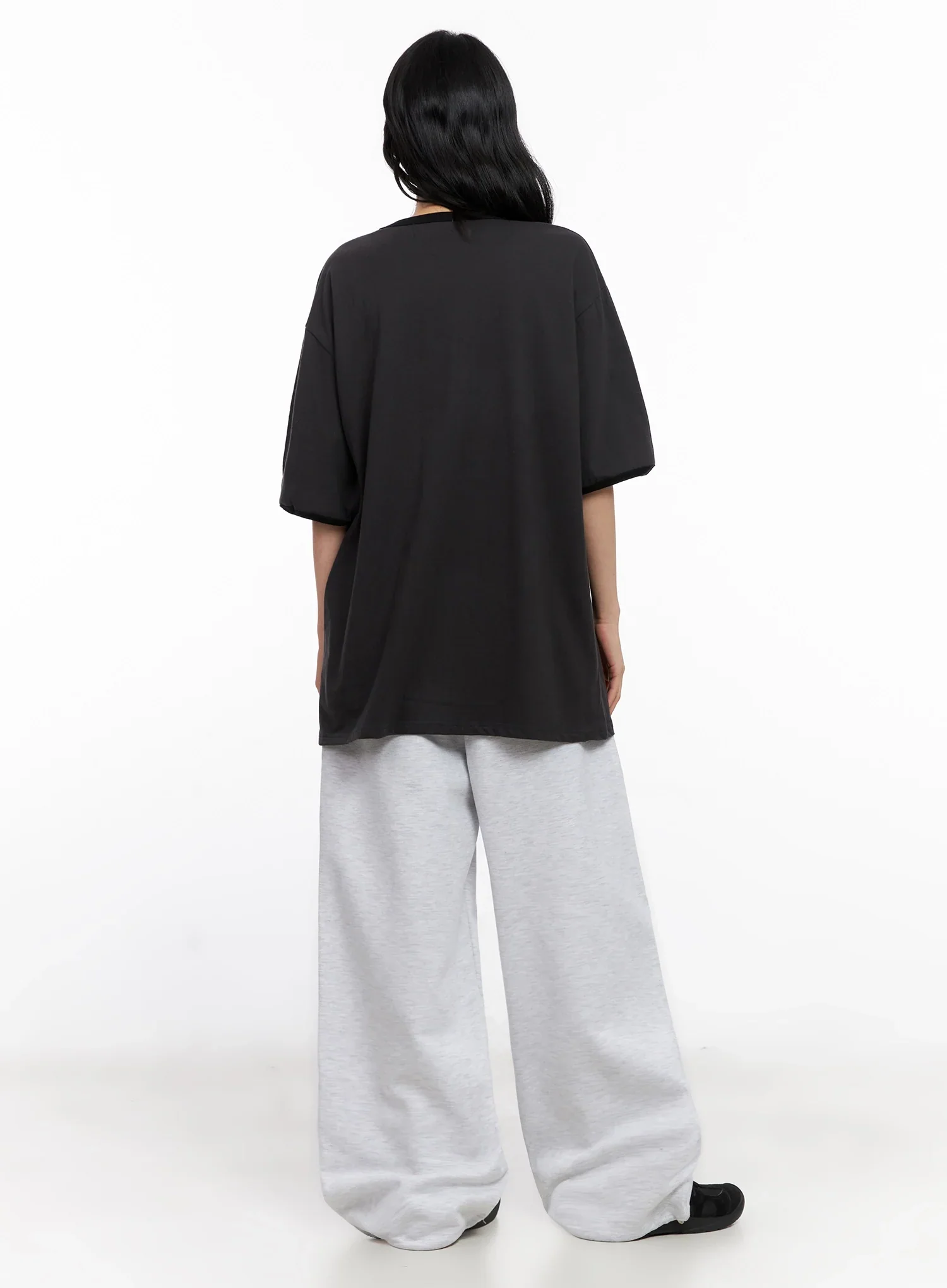 Wide-Leg Stud Accent Sweatpants IG508 - Image 14