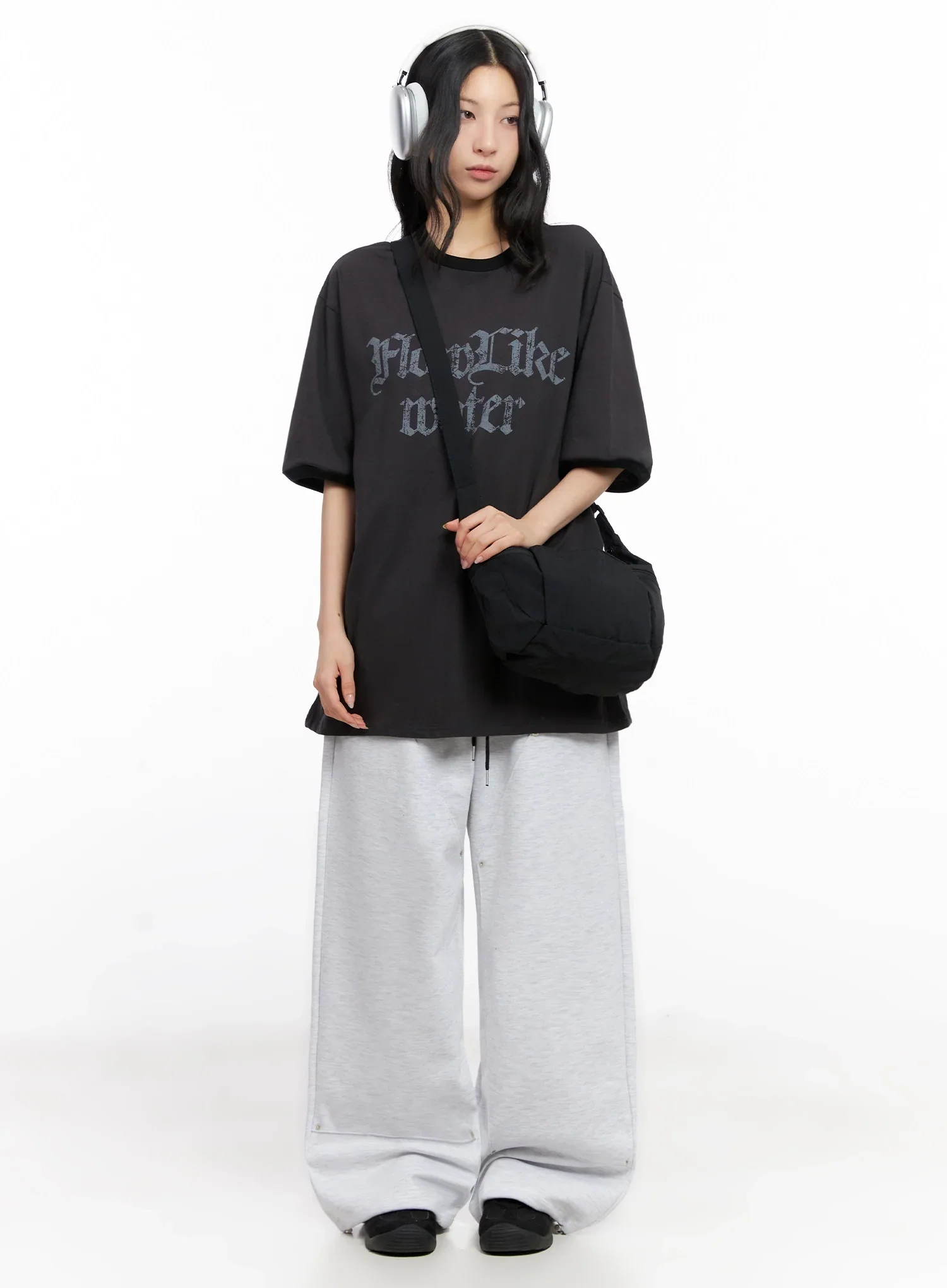 Wide-Leg Stud Accent Sweatpants IG508 - Image 16