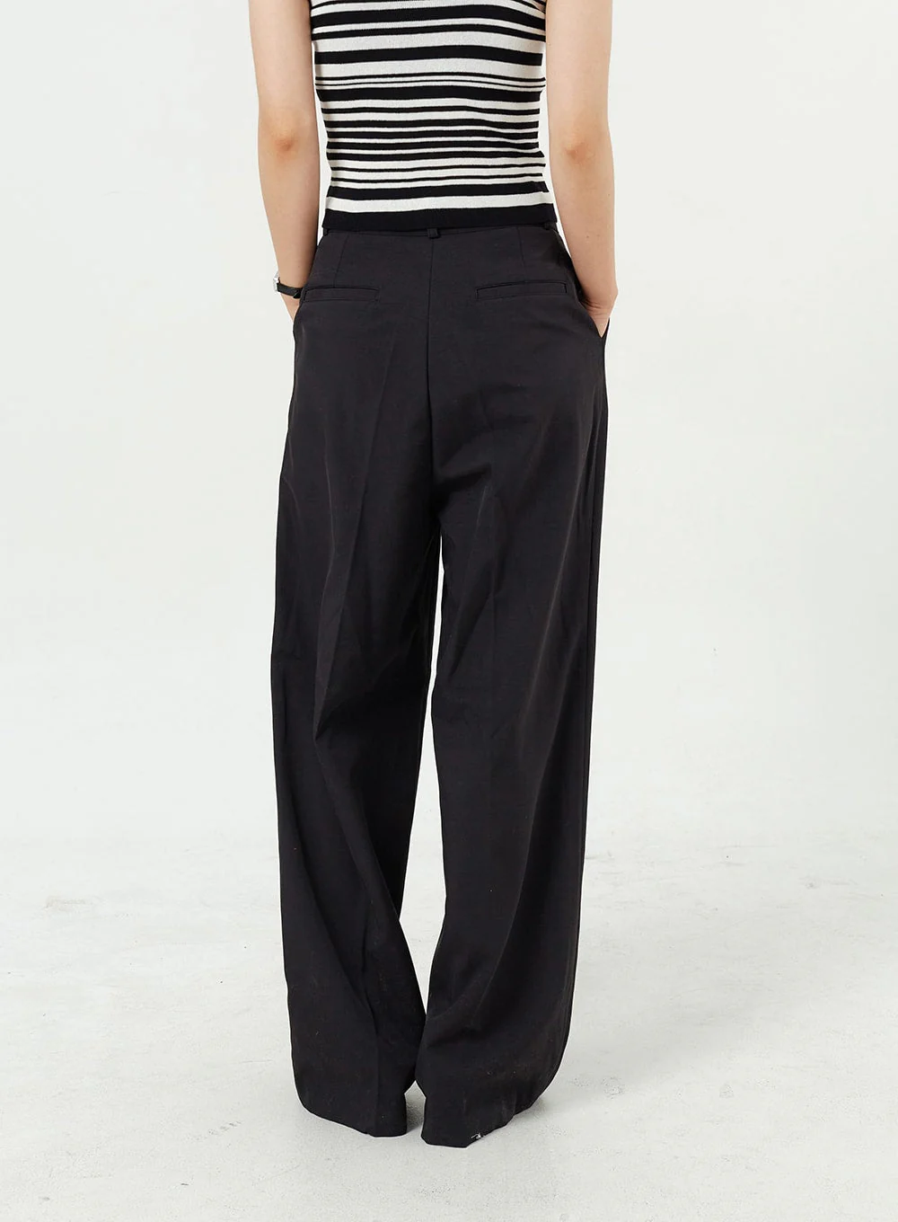 Wide Leg Tailored Pants OM309 - Image 6