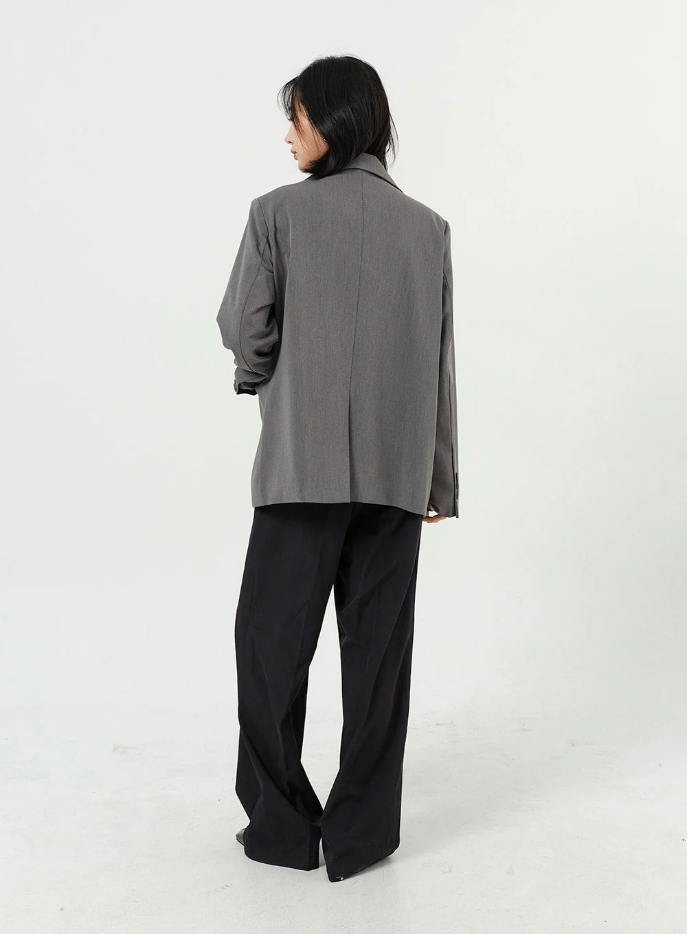 Wide Leg Tailored Pants OM309 - Image 9