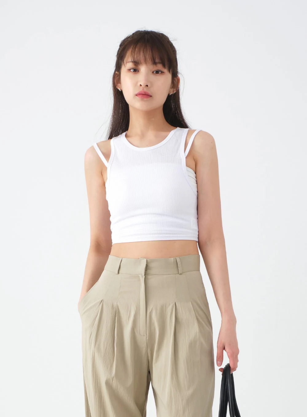 Wide Leg Tailored Pintuck Trousers CM3 - Image 18