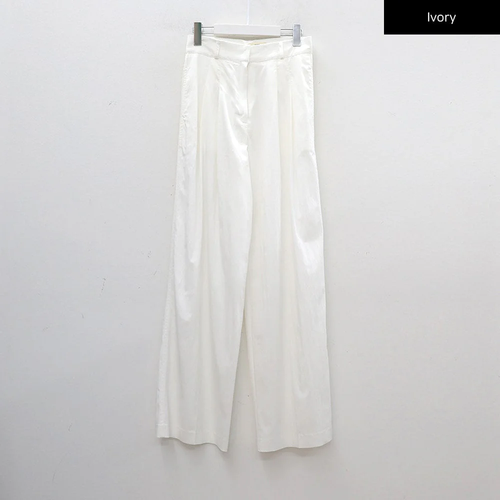 Wide Leg Tailored Pintuck Trousers CM3 - Image 21