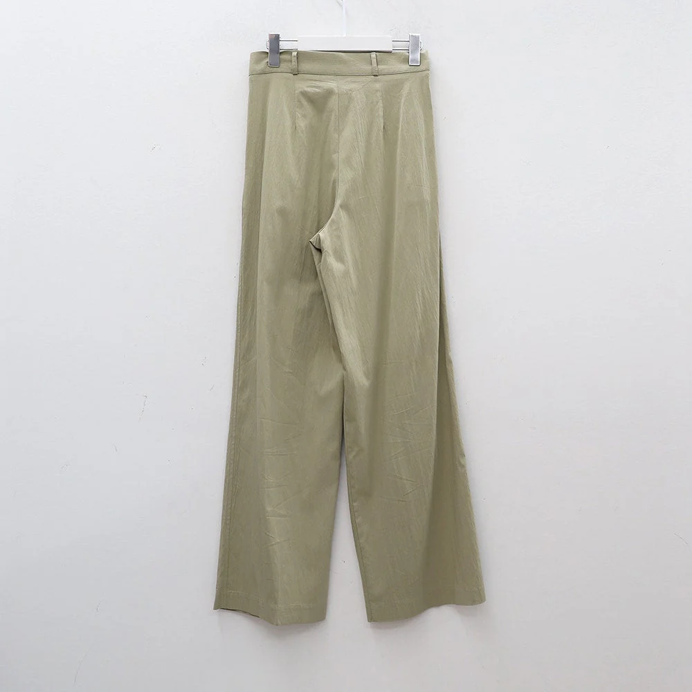 Wide Leg Tailored Pintuck Trousers CM3 - Image 25
