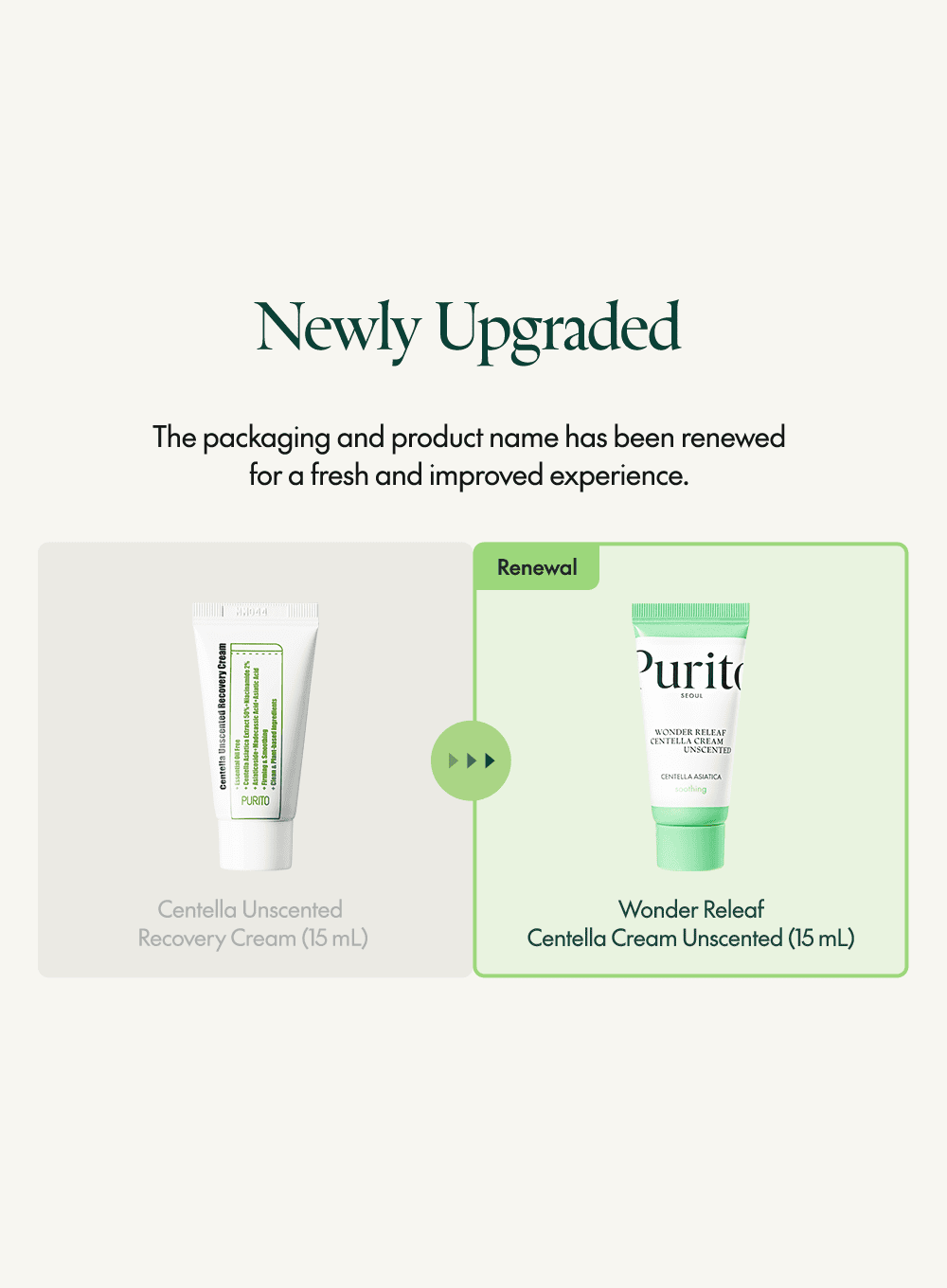 Wonder Releaf Centella Cream Unscented (mini) (15ml) - Image 3