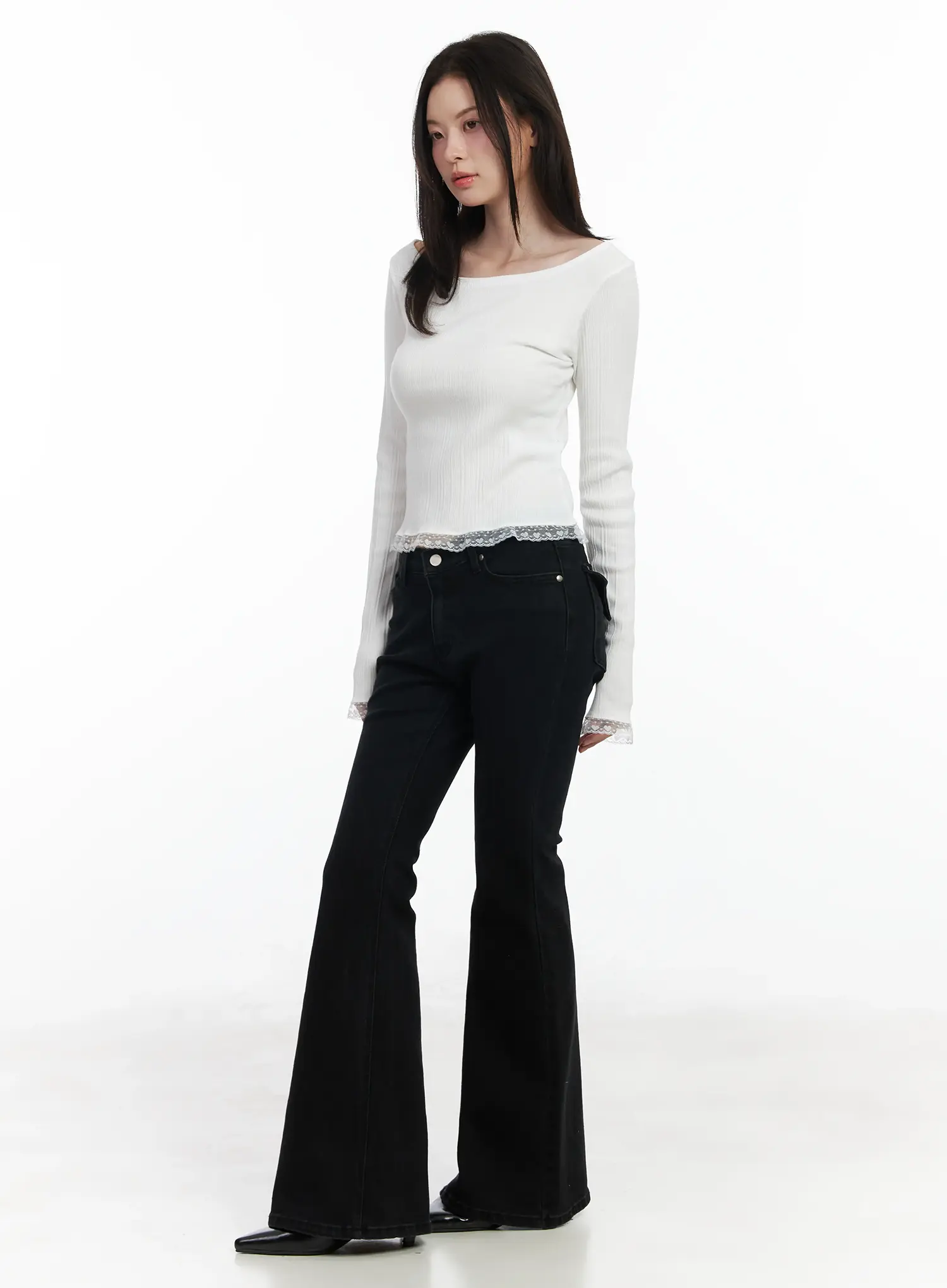 Wonwoo Studded Bootcut Jeans IF520 - Image 5