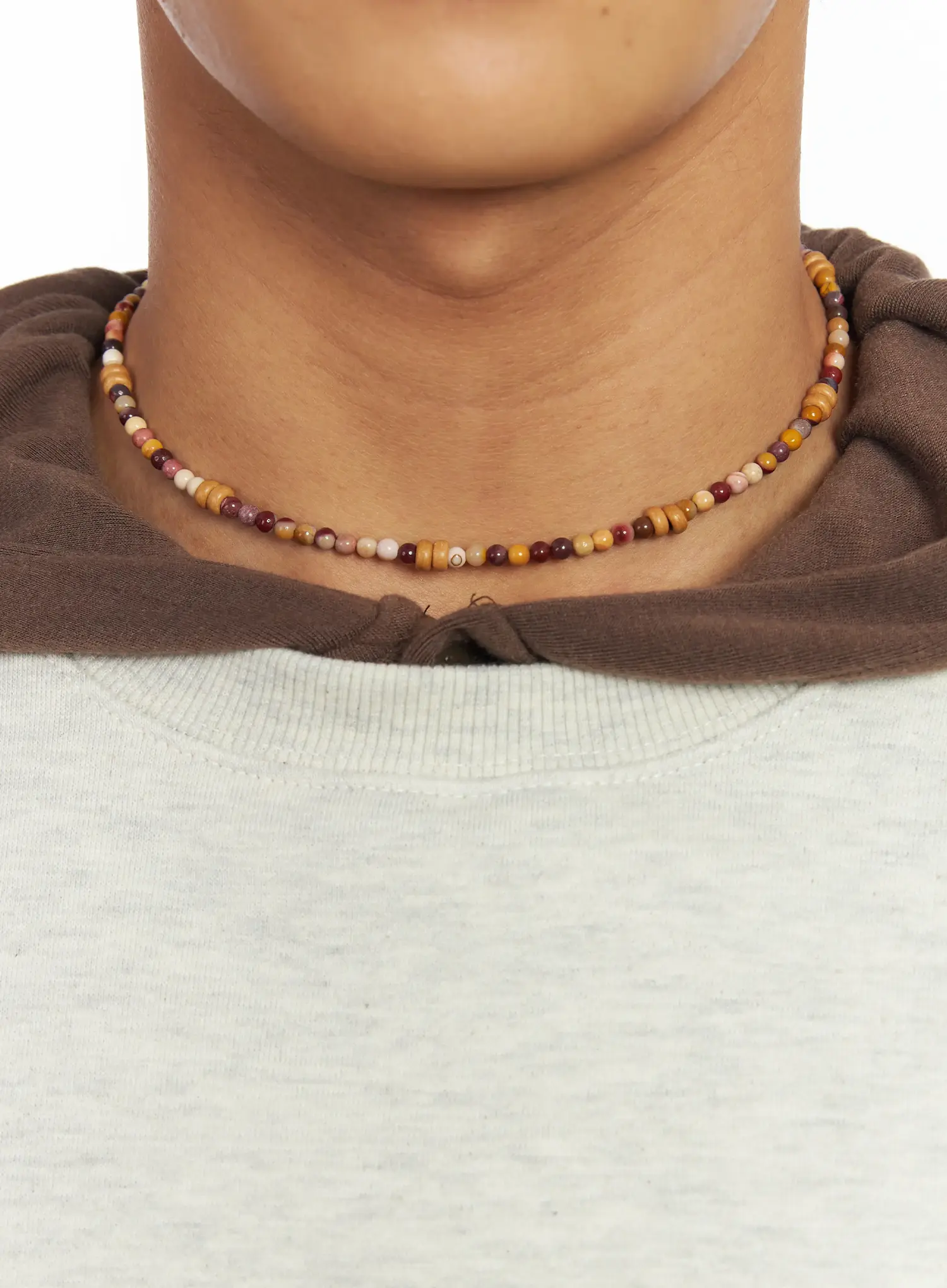 Wooden Bead Necklace IF506