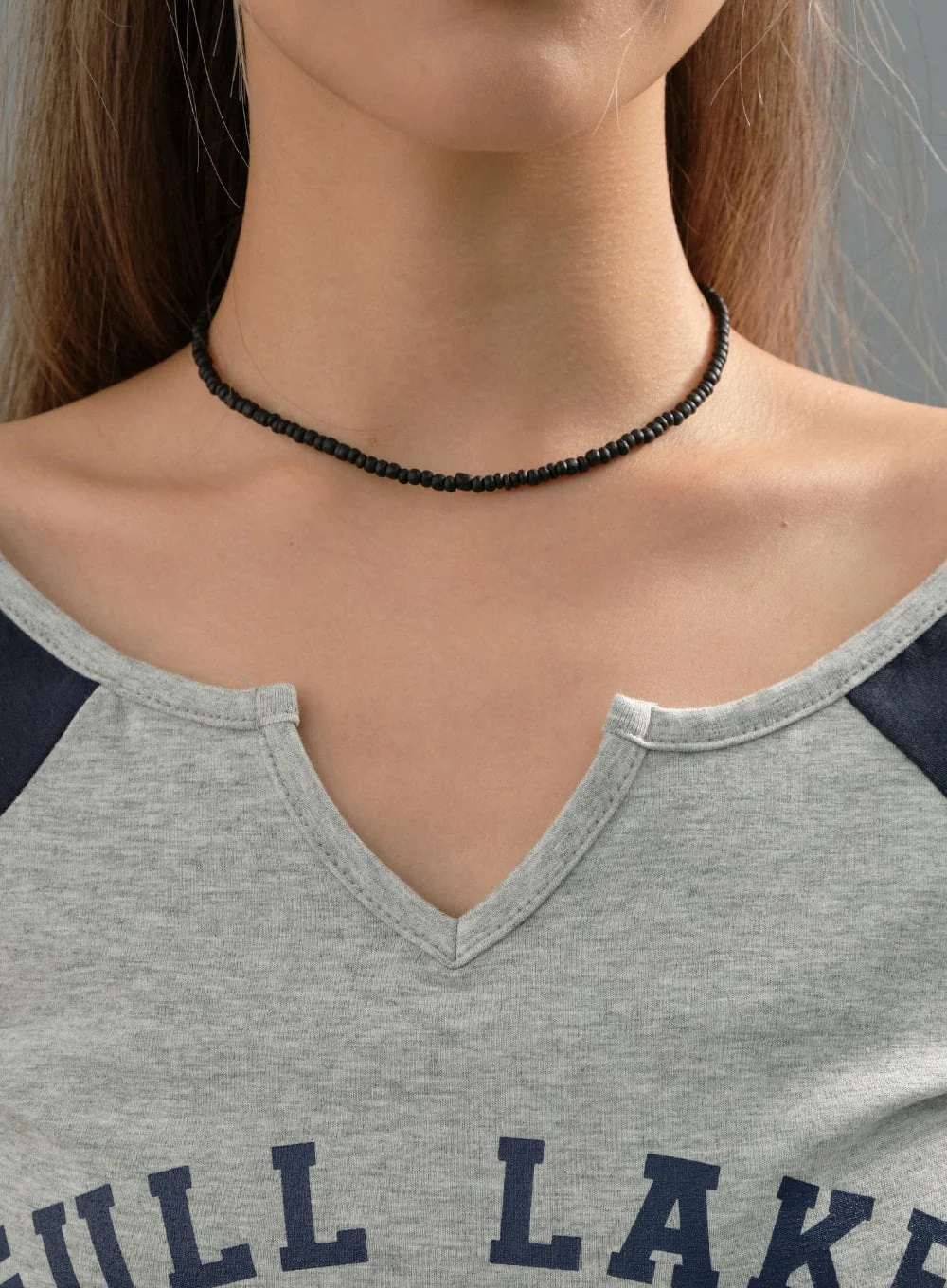 Wooden Beaded Necklace CJ22 - Image 4